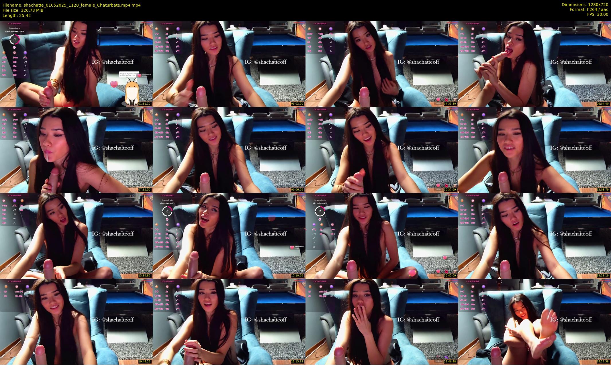 shachatte — 26 minute Chaturbate couple cam show recording, 720p, May 1, 2025