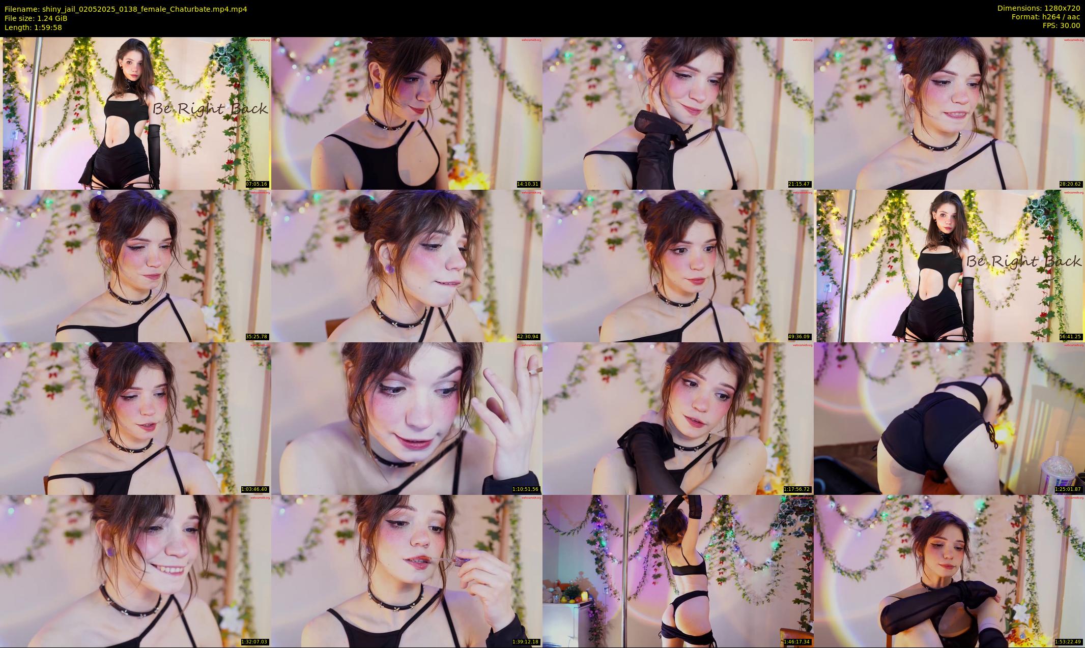 shiny_jail — 120 minute Chaturbate female cam show recording, 720p, May 2, 2025