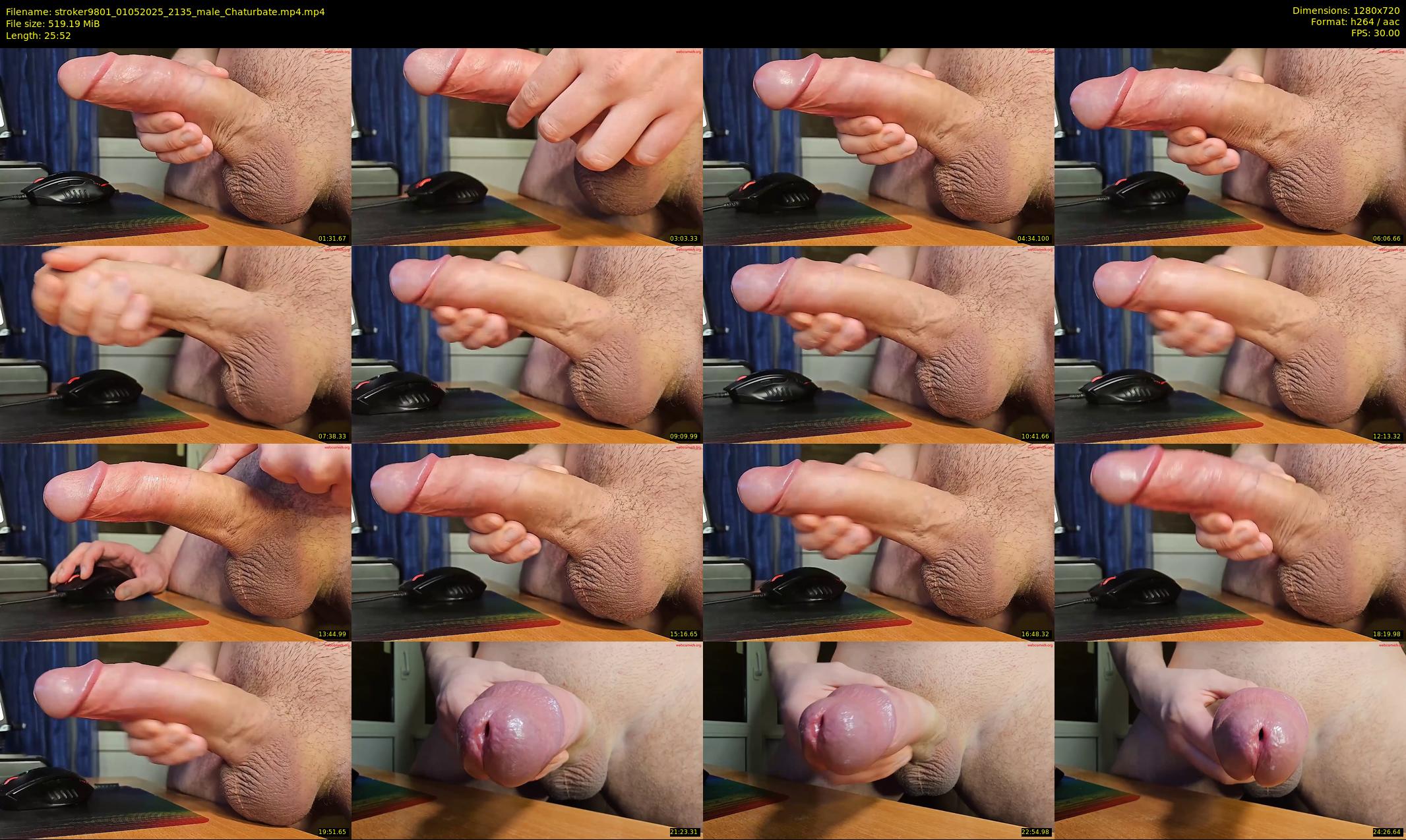 stroker9801 — 26 minute Chaturbate male cam show recording, 720p, May 1, 2025