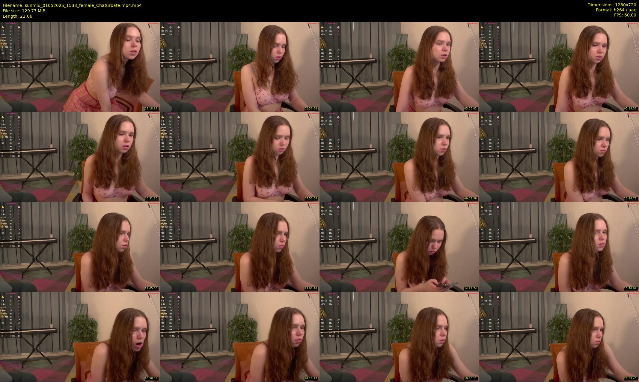 sunmiu — 23 minute Chaturbate female cam show recording, 720p, May 1, 2025