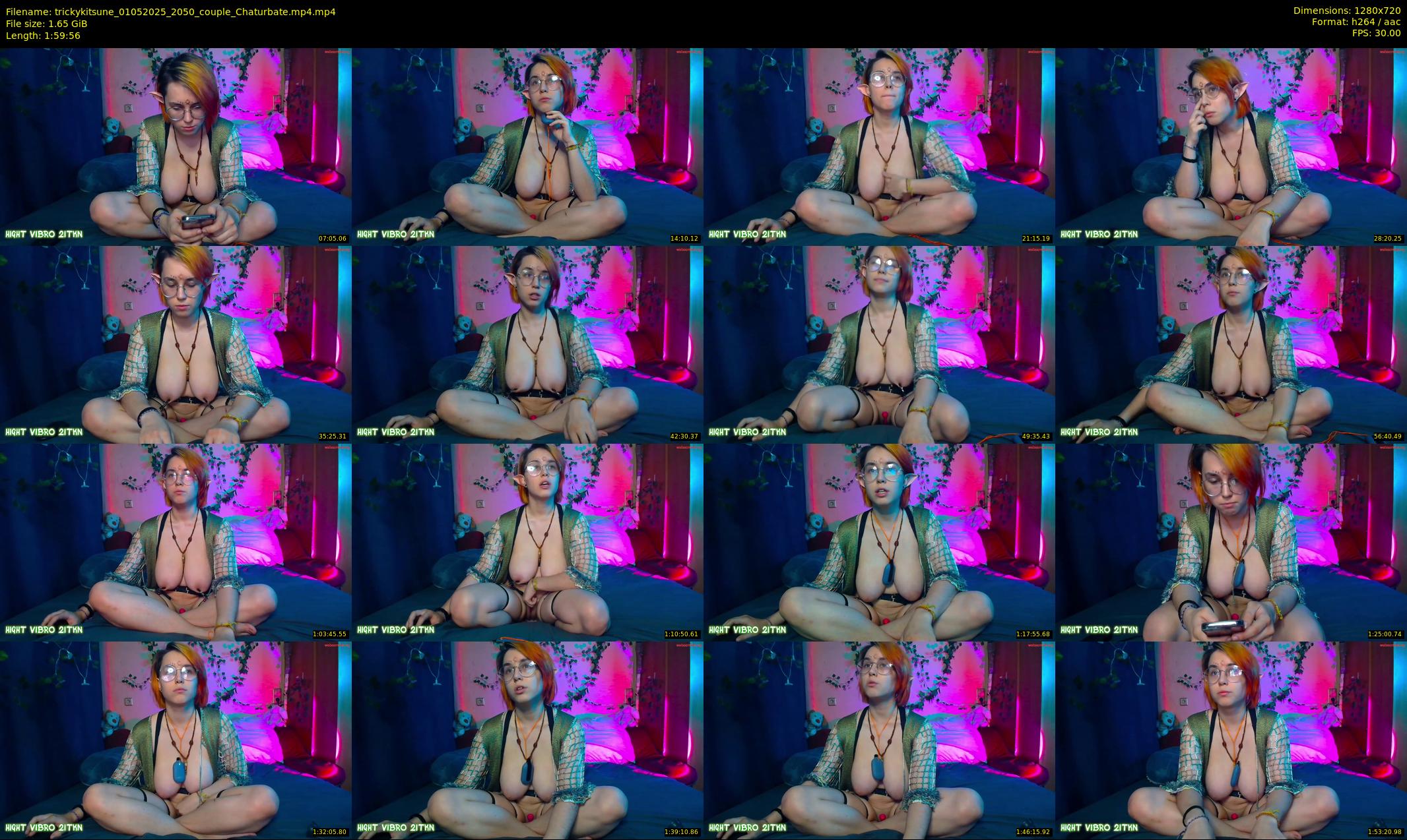 trickykitsune — 120 minute Chaturbate female cam show recording, 720p, May 1, 2025