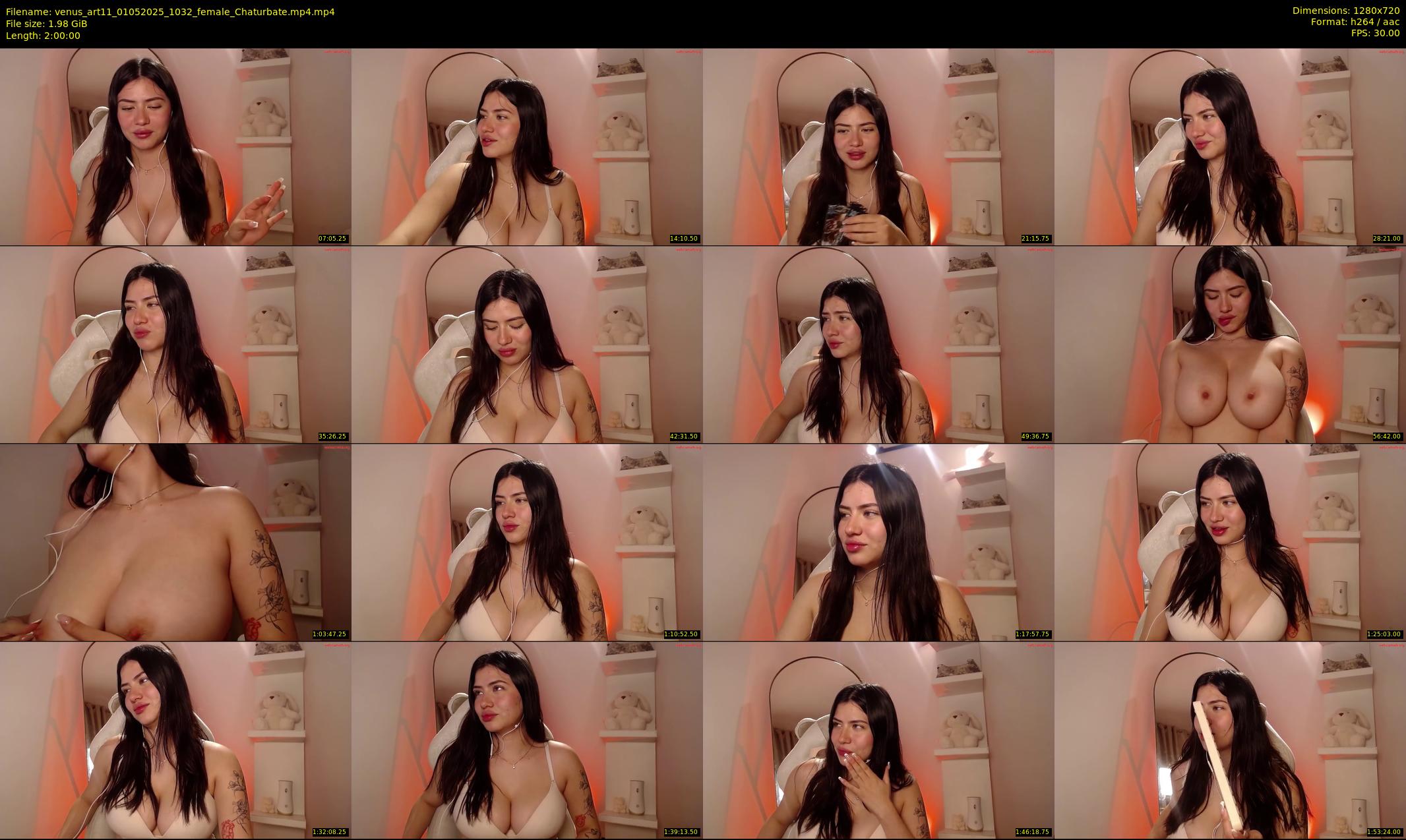 venus_art11 — 120 minute Chaturbate female cam show recording, 720p, May 1, 2025
