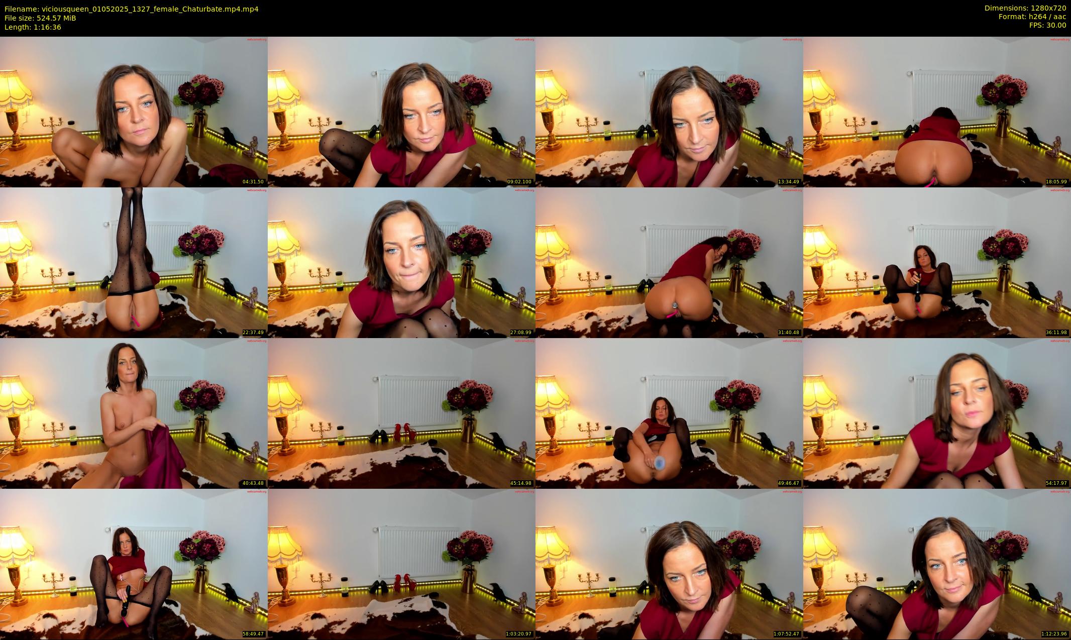 viciousqueen — 77 minute Chaturbate female cam show recording, 720p, May 1, 2025