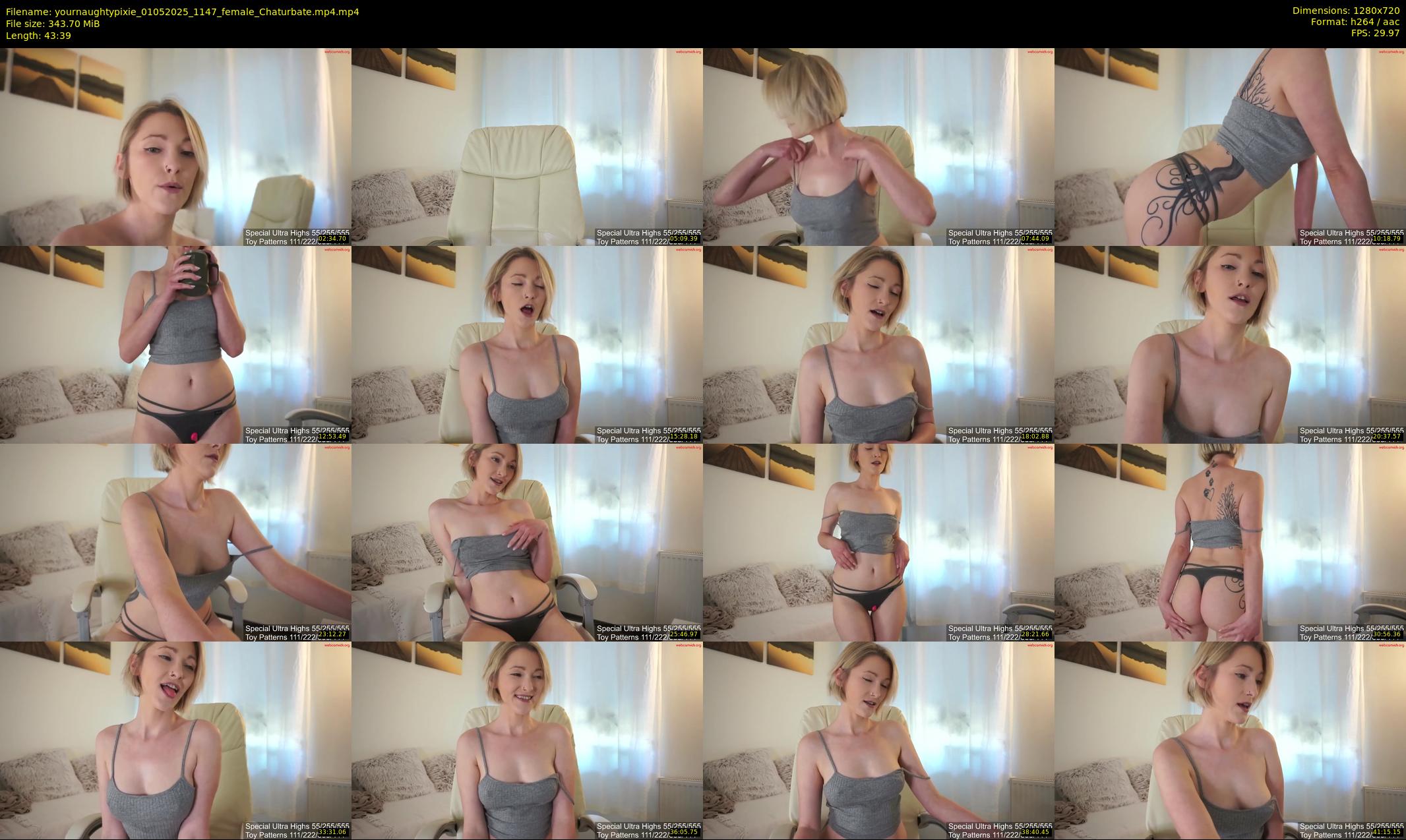 yournaughtypixie — 44 minute Chaturbate couple cam show recording, 720p, May 1, 2025