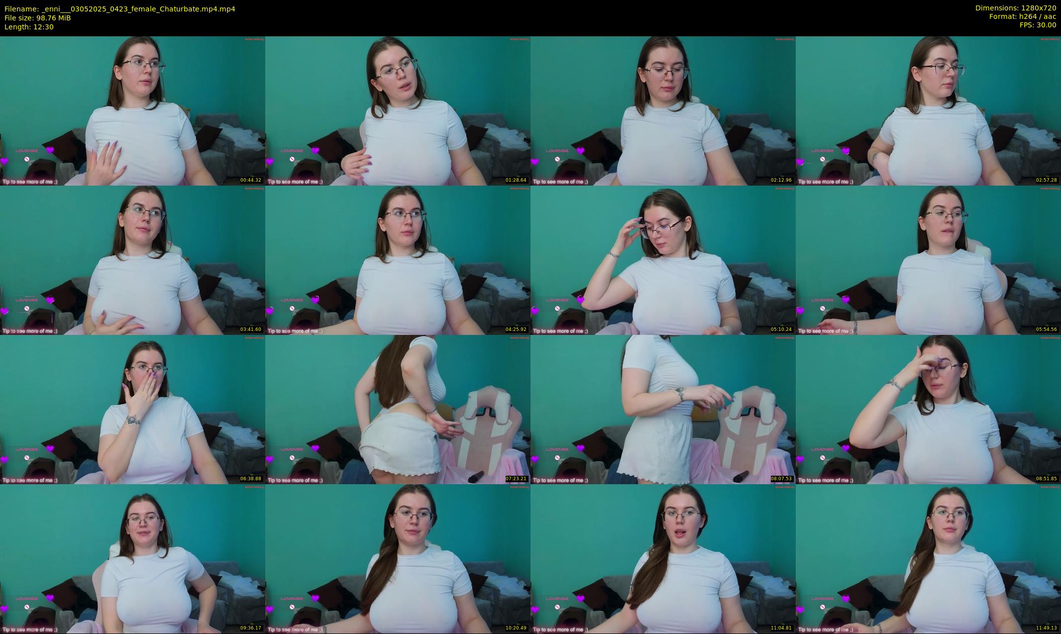 _enni__ — 13 minute Chaturbate female cam show recording, 720p, May 3, 2025