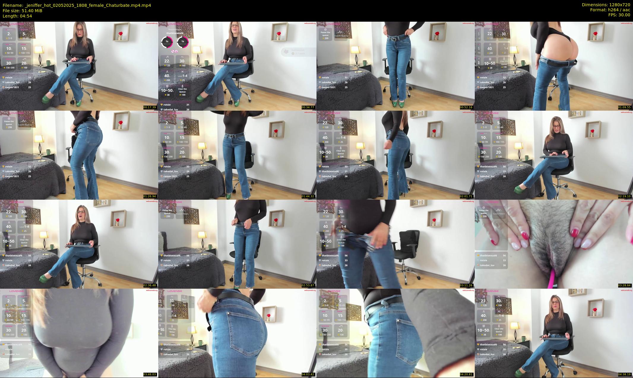 _jeniffer_hot — 5 minute Chaturbate female cam show recording, 720p, May 2, 2025