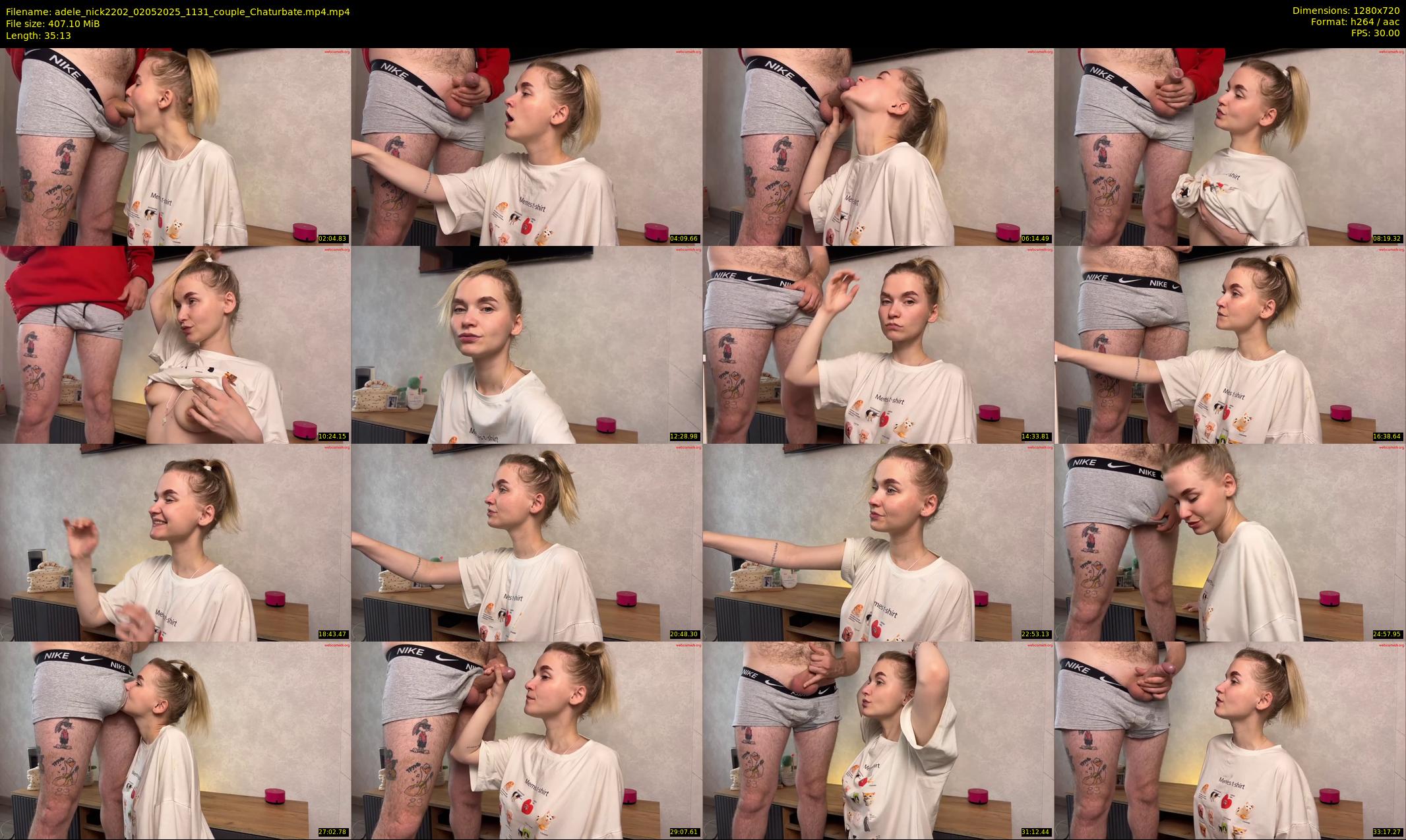 adele_nick2202 — 36 minute Chaturbate couple cam show recording, 720p, May 2, 2025
