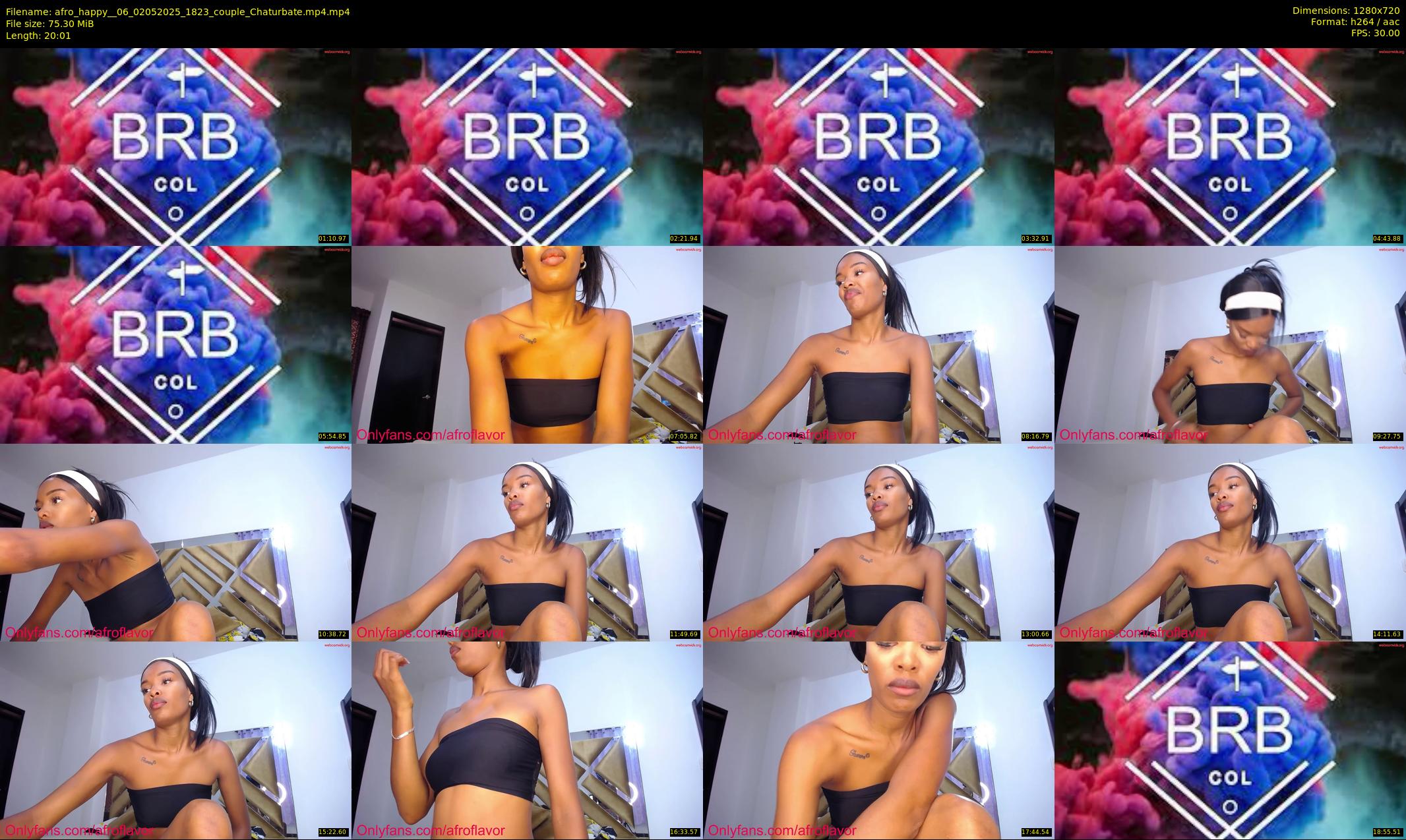 afro_happy__06 — 21 minute Chaturbate couple cam show recording, 720p, May 2, 2025