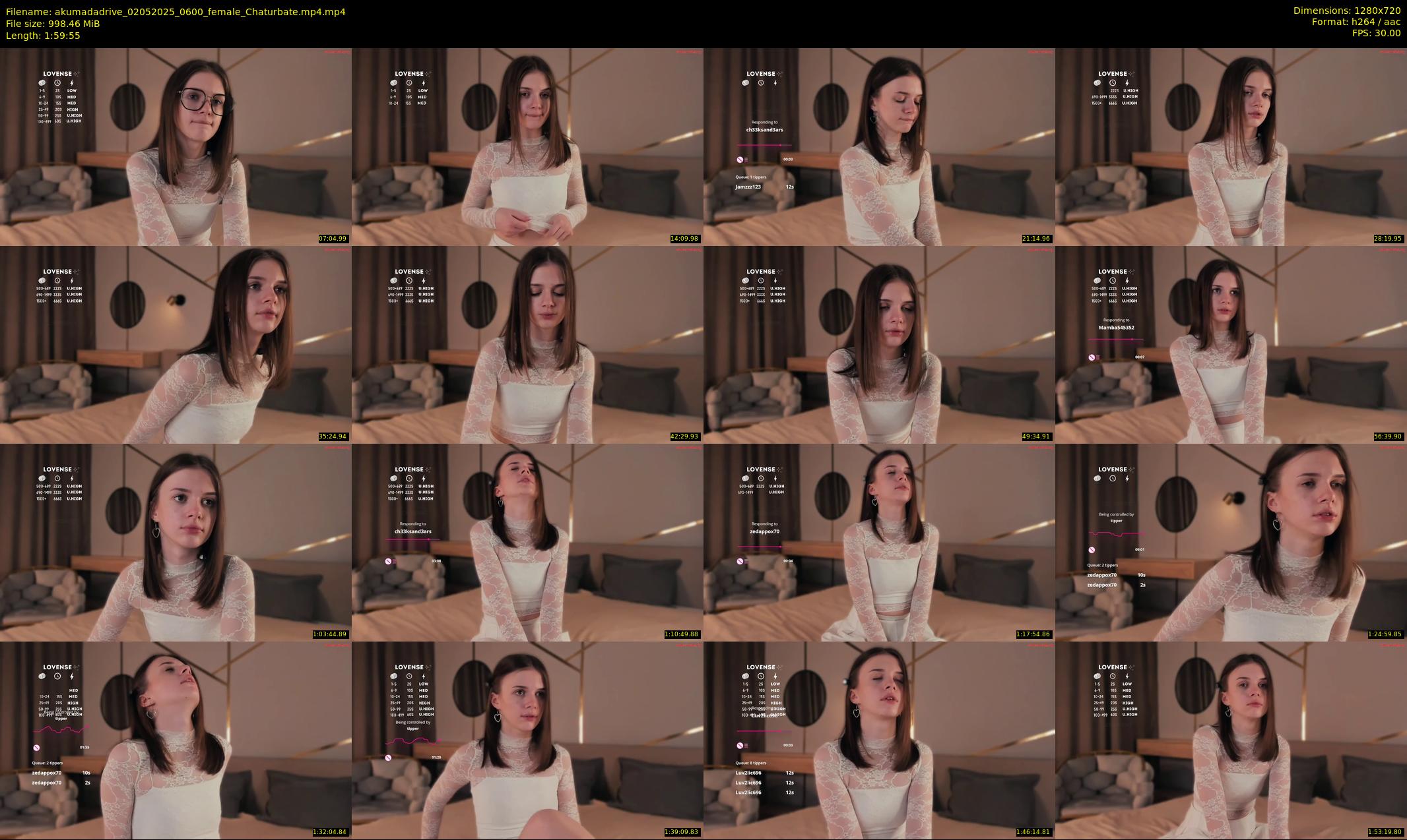 akumadadrive — 120 minute Chaturbate female cam show recording, 720p, May 2, 2025