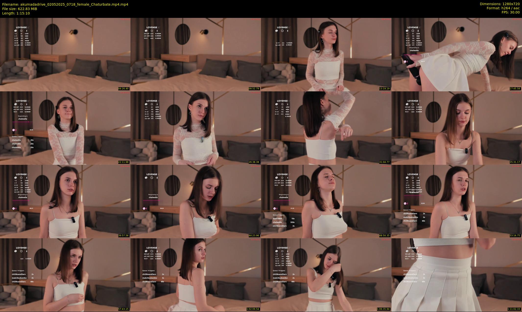 akumadadrive — 76 minute Chaturbate female cam show recording, 720p, May 2, 2025