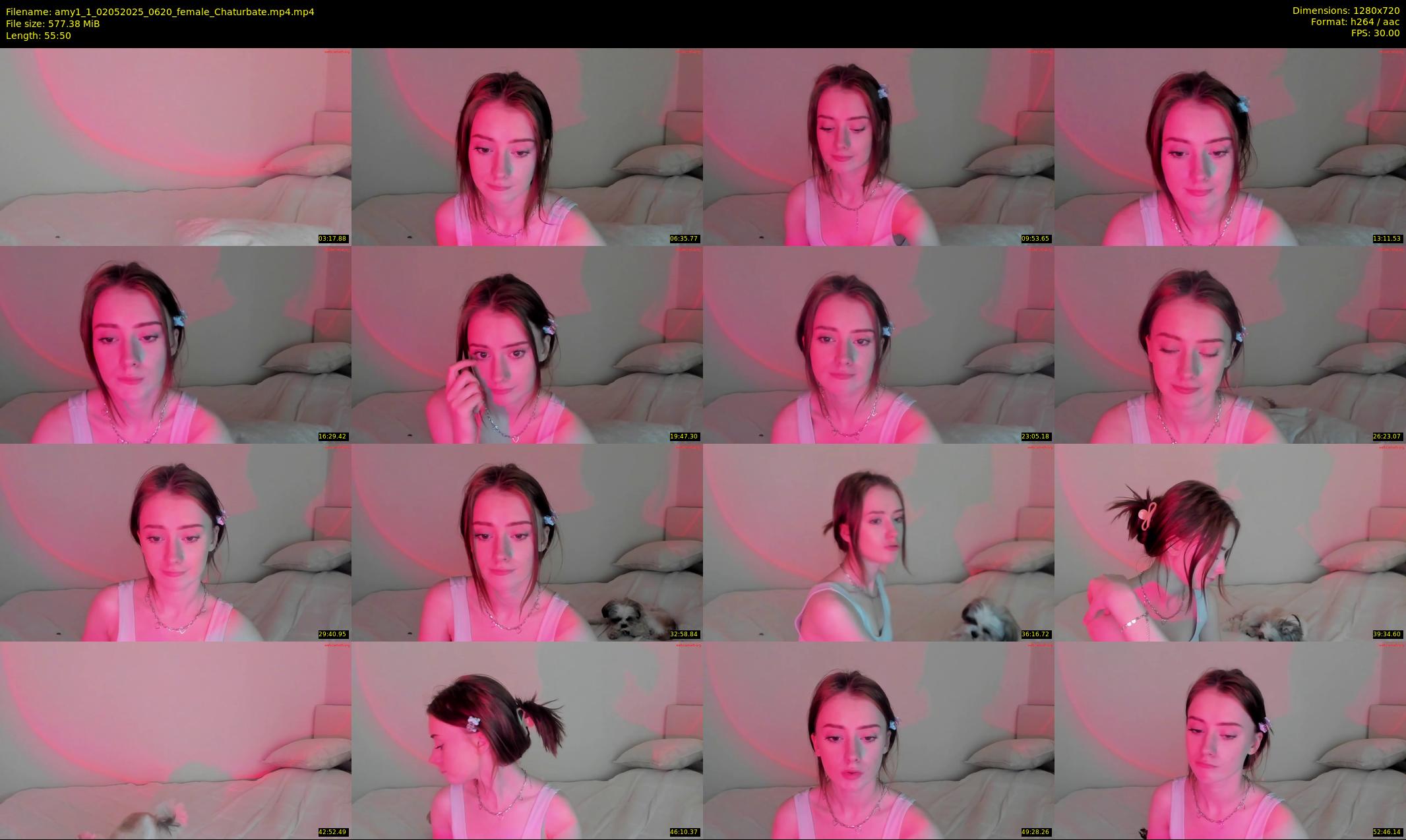 amy1_1 — 56 minute Chaturbate female cam show recording, 720p, May 2, 2025