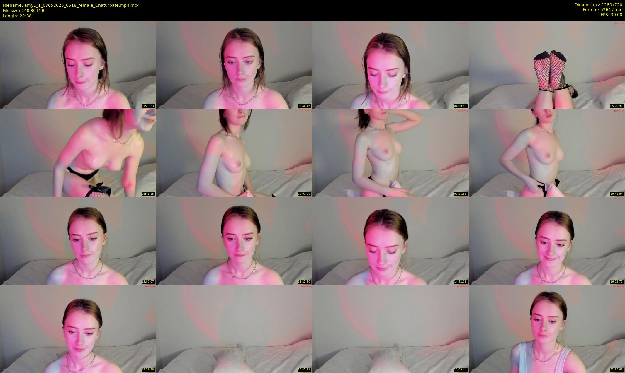 amy1_1 — 23 minute Chaturbate female cam show recording, 720p, May 3, 2025