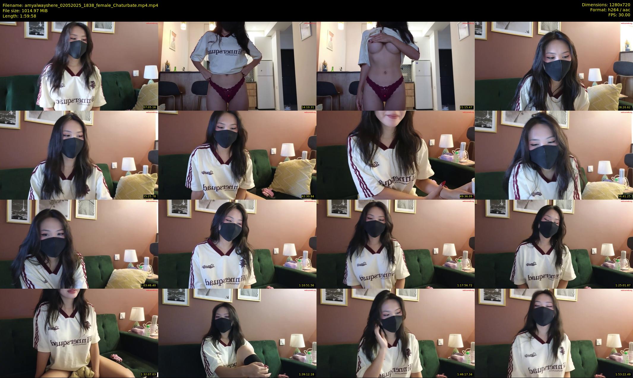 amyalwayshere — 120 minute Chaturbate female cam show recording, 720p, May 2, 2025