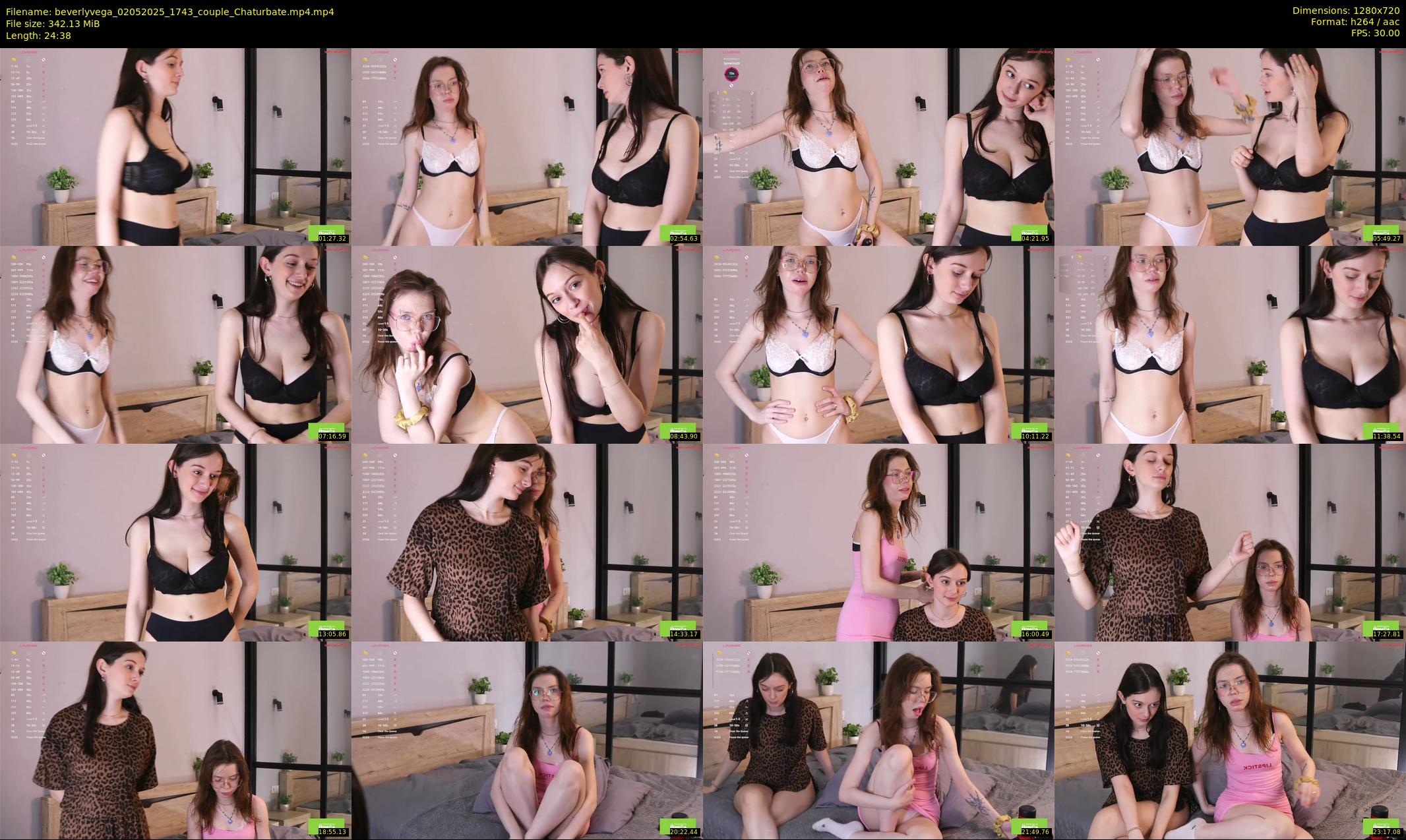 beverlyvega — 25 minute Chaturbate couple cam show recording, 720p, May 2, 2025