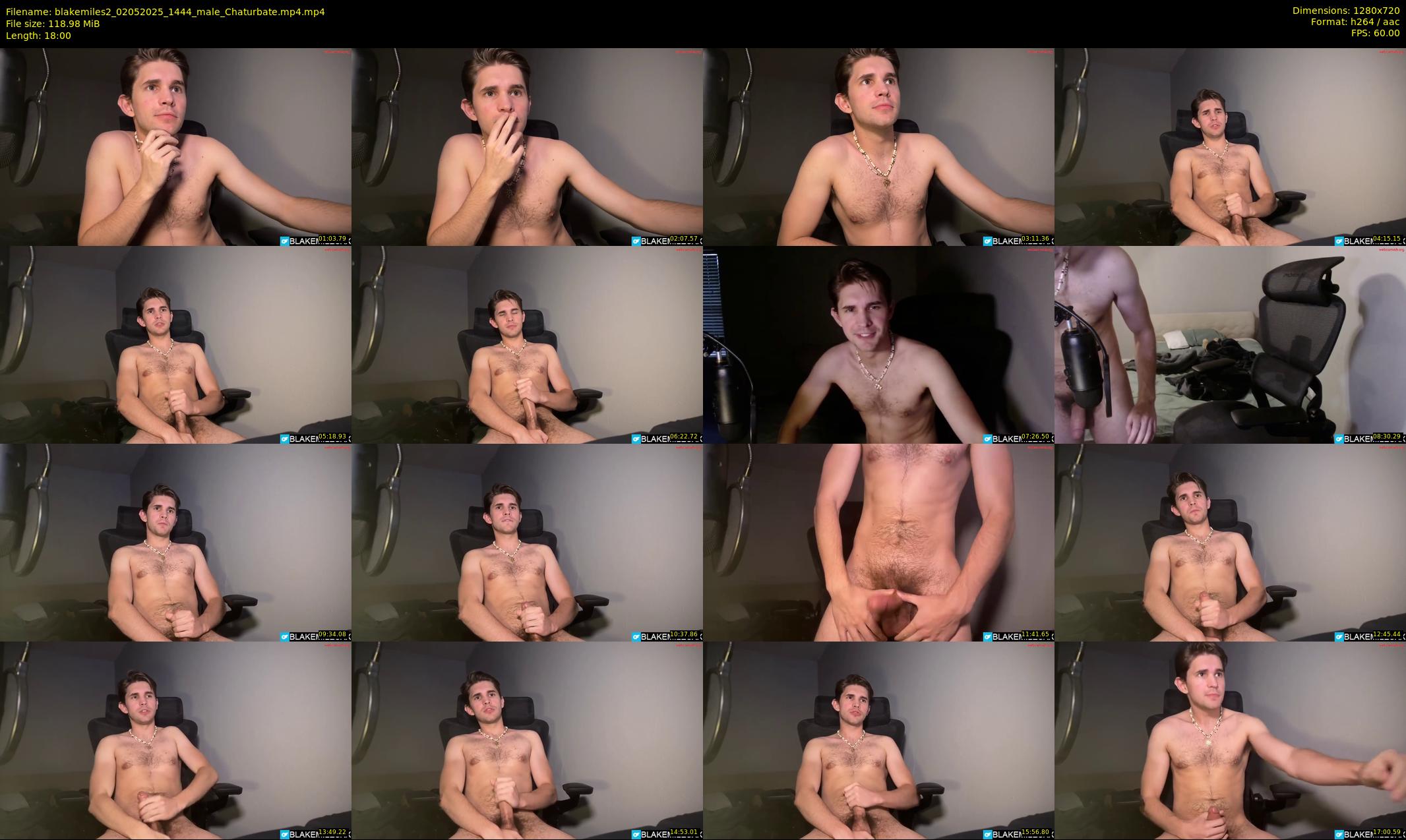 blakemiles2 — 18 minute Chaturbate male cam show recording, 720p, May 2, 2025