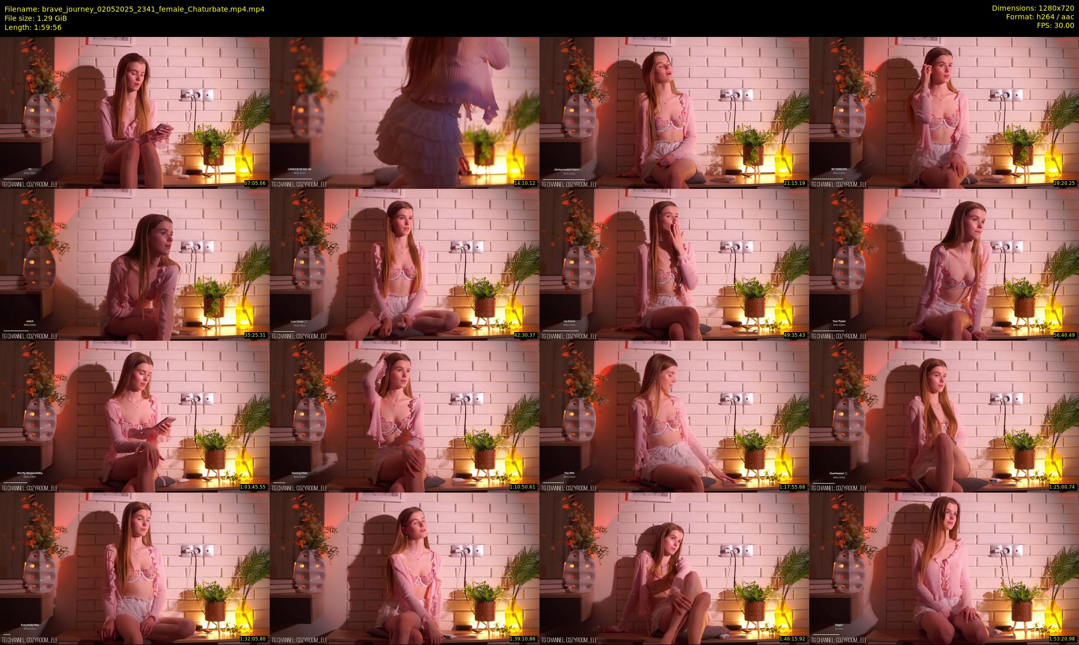 brave_journey — 120 minute Chaturbate female cam show recording, 720p, May 2, 2025