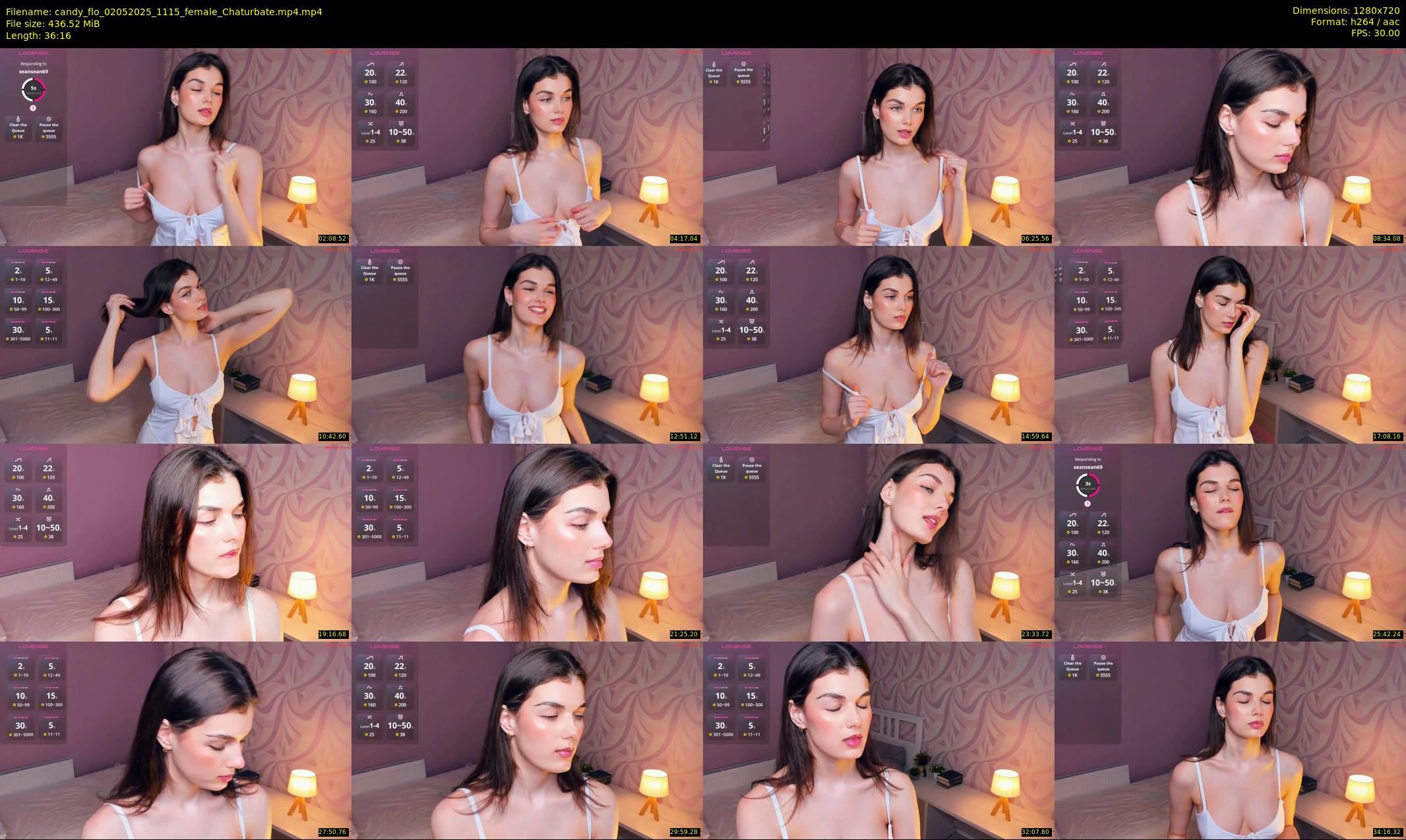candy_flo — 37 minute Chaturbate female cam show recording, 720p, May 2, 2025
