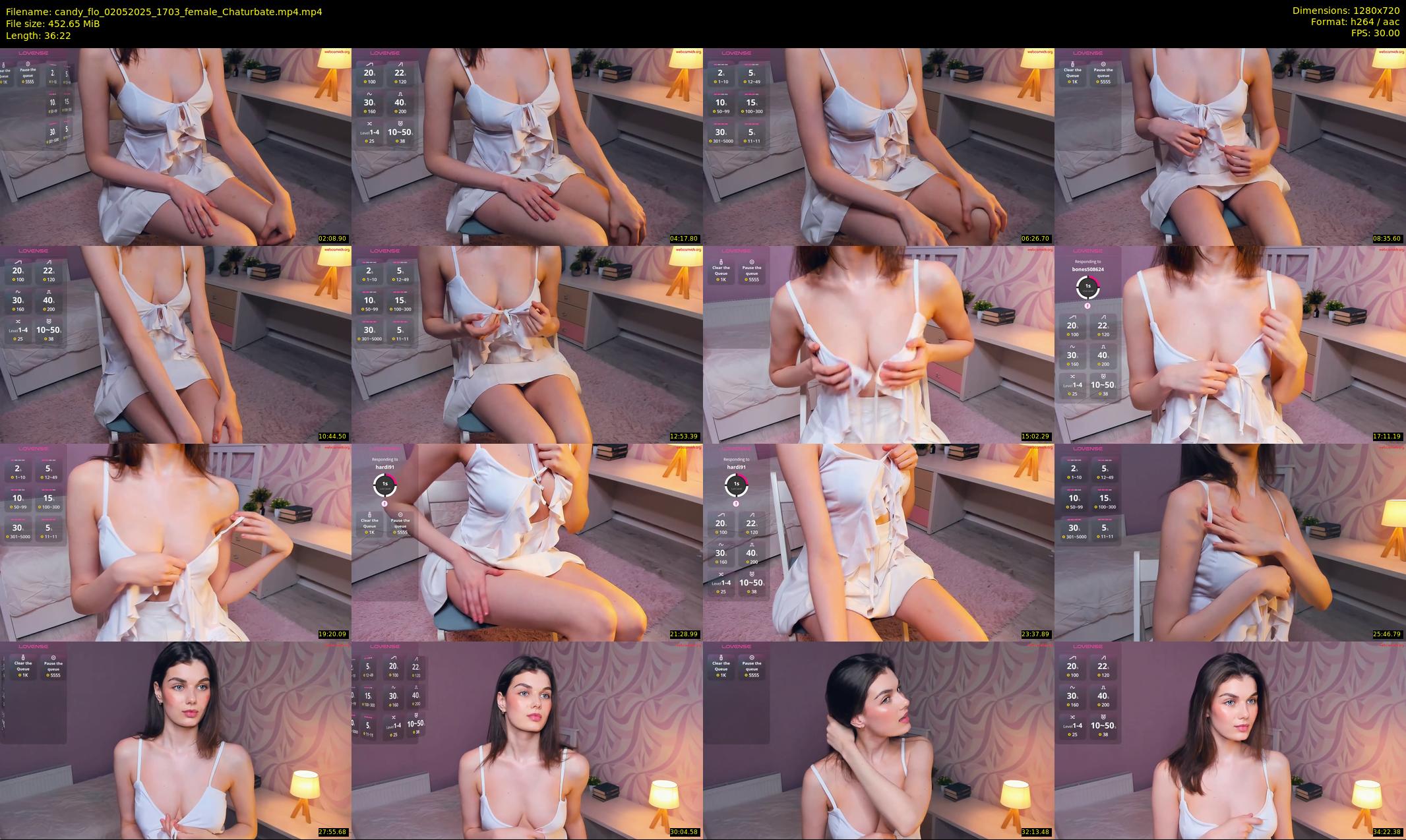 candy_flo — 37 minute Chaturbate female cam show recording, 720p, May 2, 2025