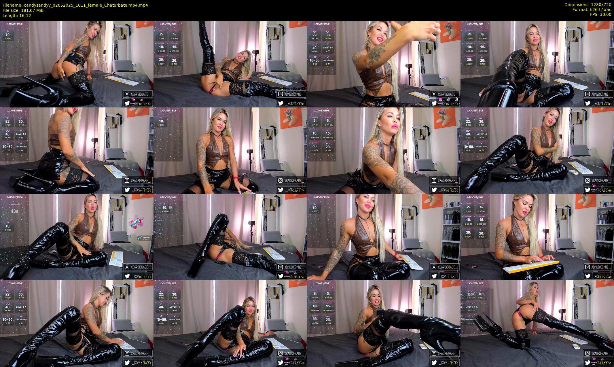 candysandyy — 17 minute Chaturbate female cam show recording, 720p, May 2, 2025