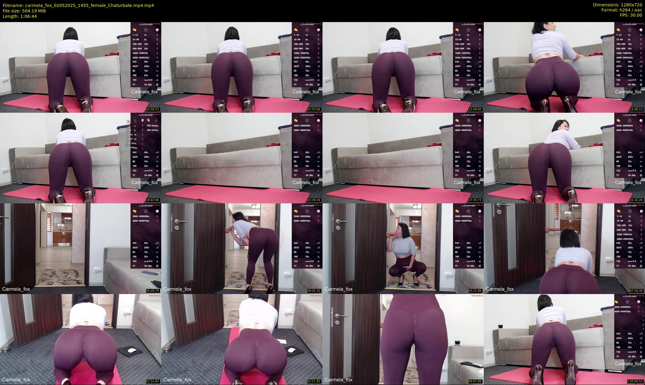 carmela_fox — 67 minute Chaturbate female cam show recording, 720p, May 2, 2025