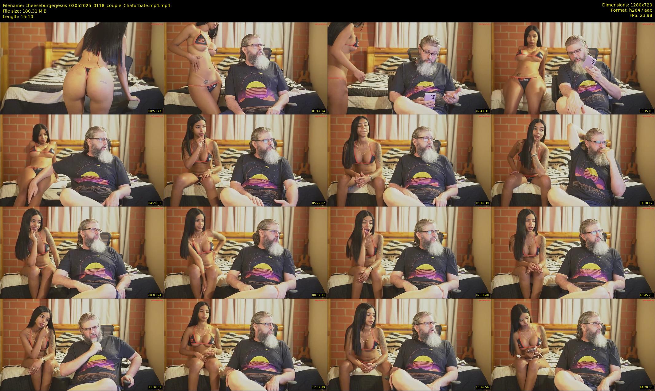 cheeseburgerjesus — 16 minute Chaturbate couple cam show recording, 720p, May 3, 2025