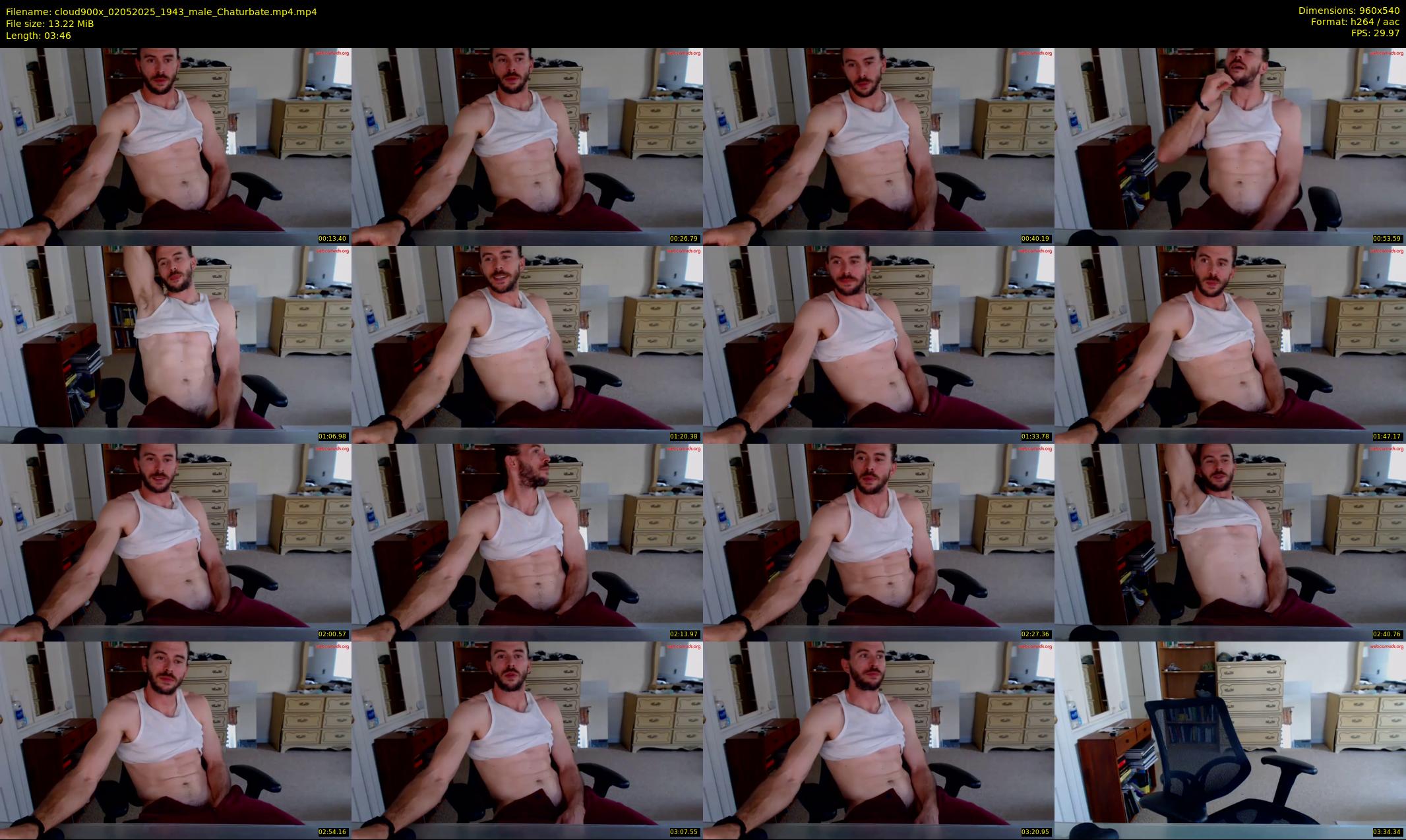 cloud900x — 4 minute Chaturbate male cam show recording, 480p, May 2, 2025