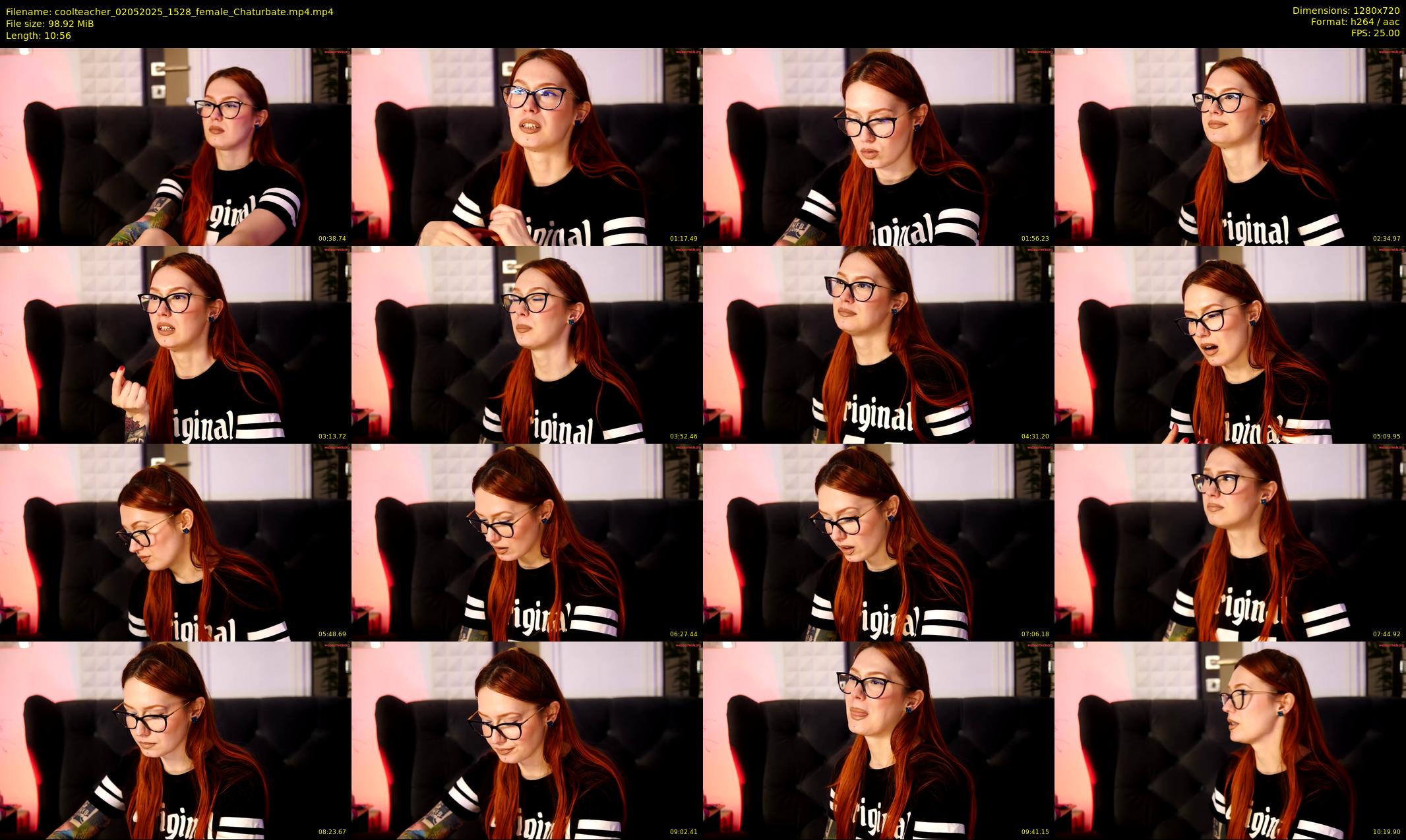 coolteacher — 11 minute Chaturbate female cam show recording, 720p, May 2, 2025