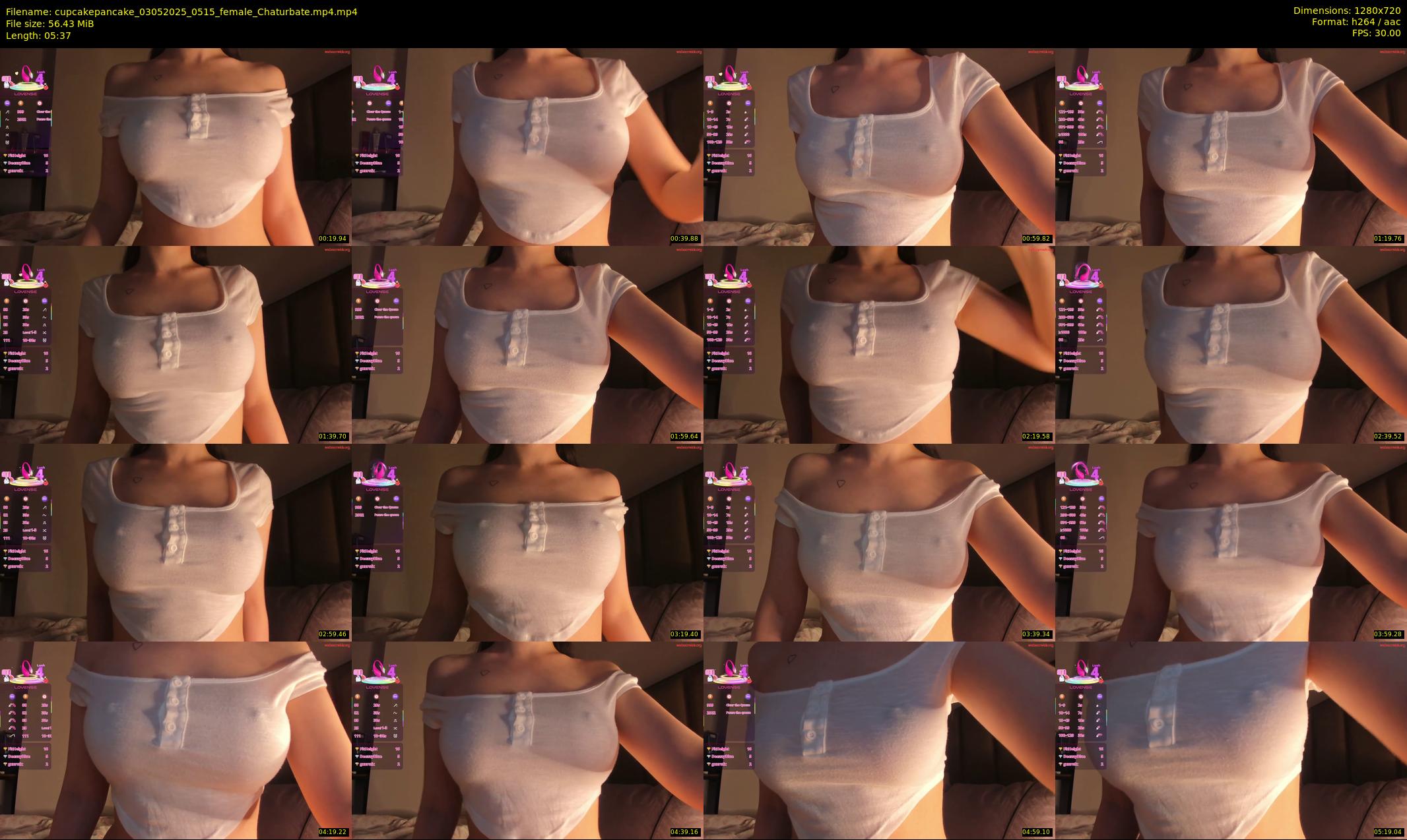 cupcakepancake — 6 minute Chaturbate female cam show recording, 720p, May 3, 2025