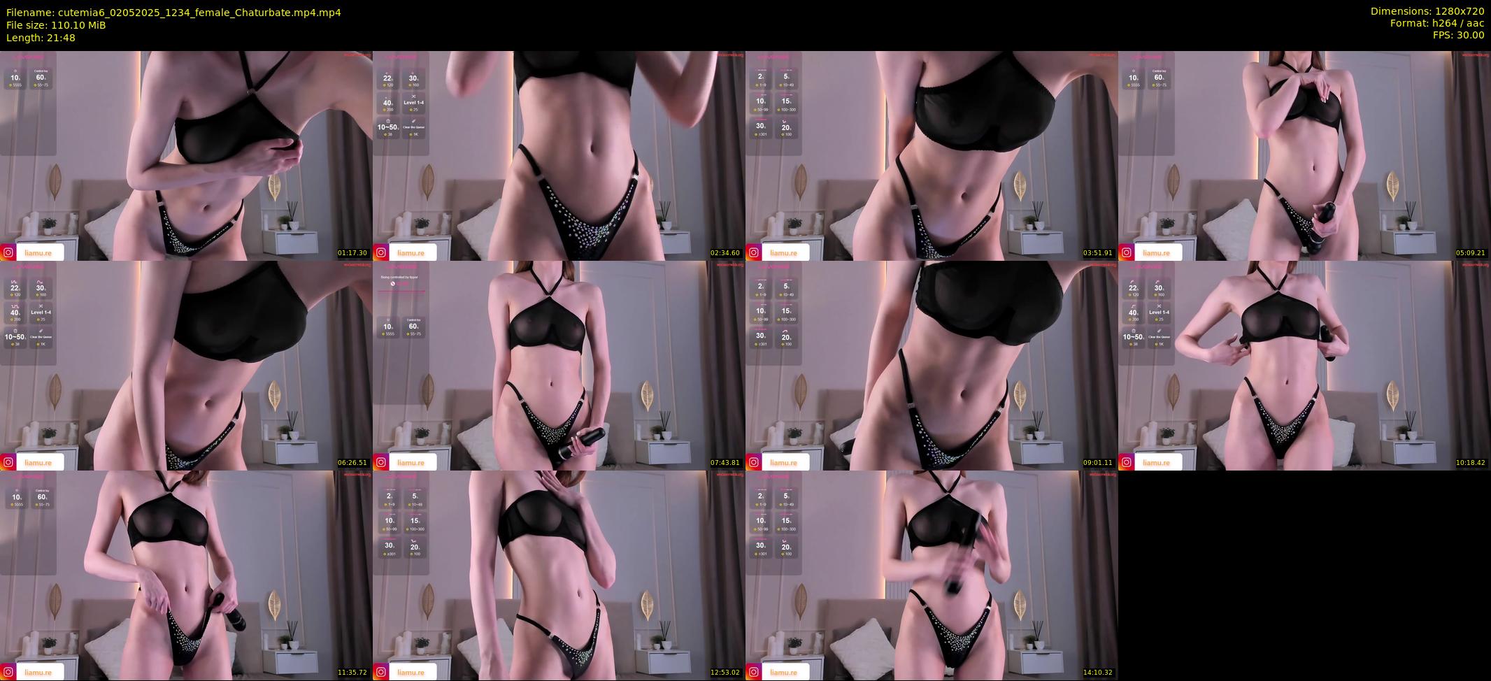 cutemia6 — 22 minute Chaturbate female cam show recording, 720p, May 2, 2025