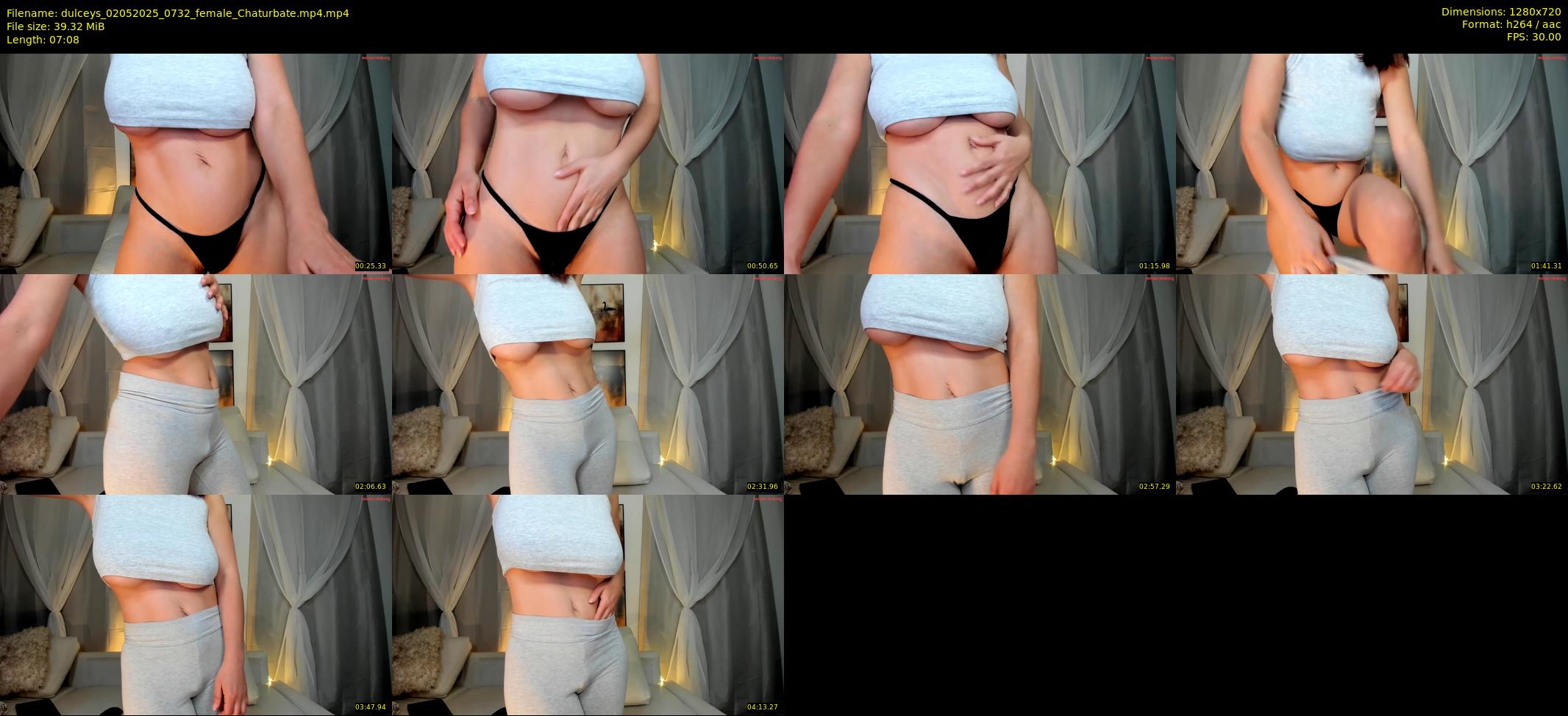 dulceys — 8 minute Chaturbate female cam show recording, 720p, May 2, 2025