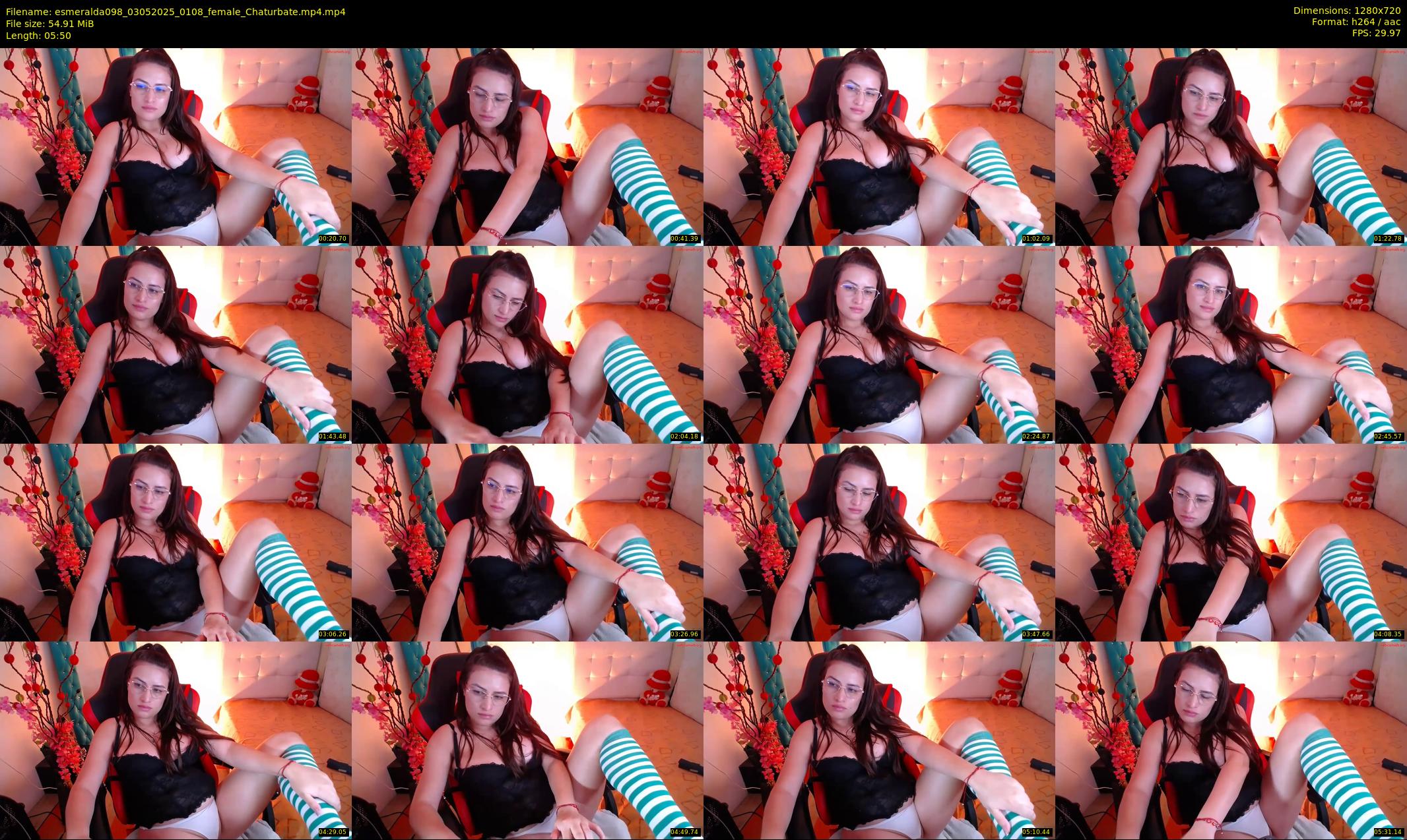 esmeralda098 — 6 minute Chaturbate female cam show recording, 720p, May 3, 2025