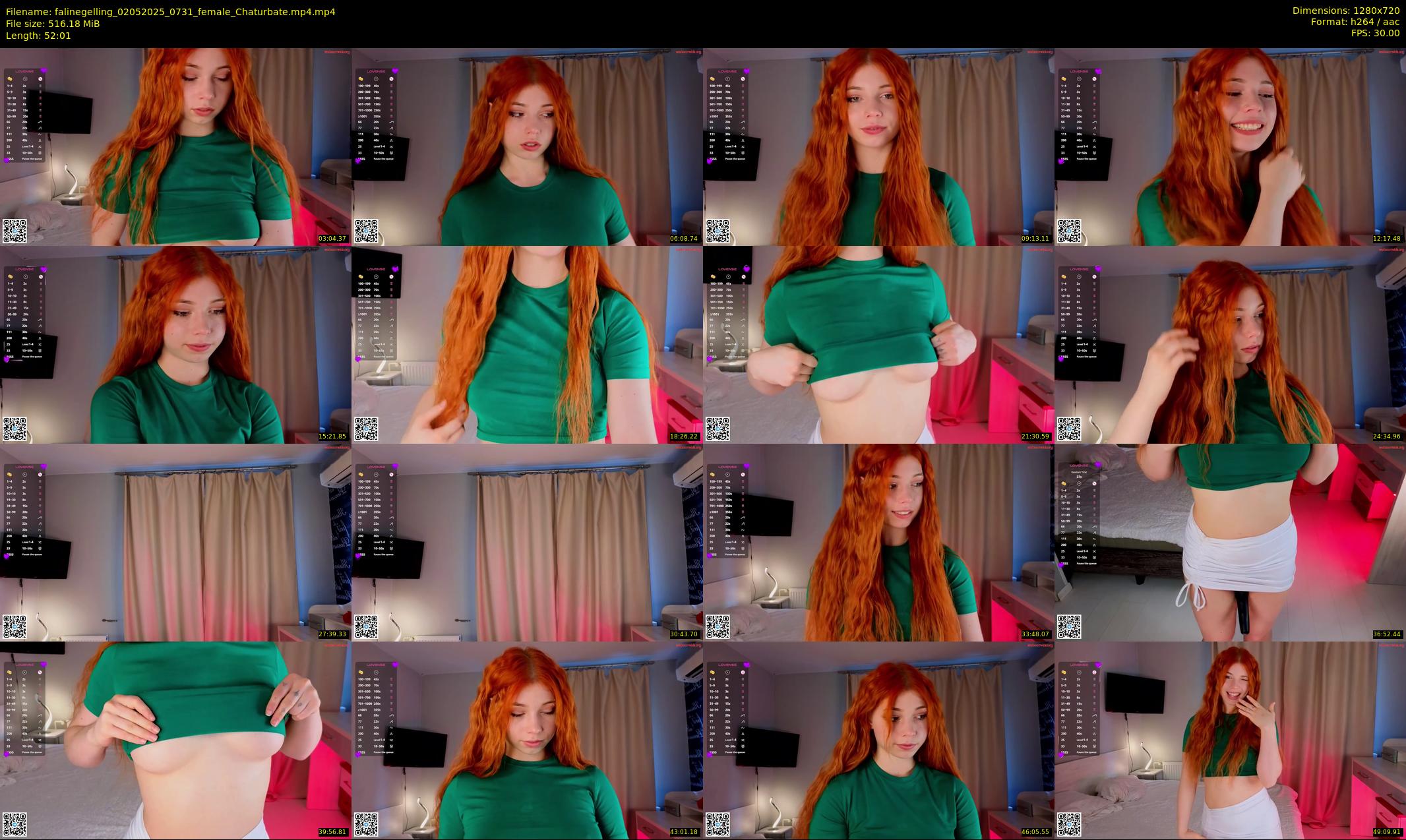 falinegelling — 53 minute Chaturbate female cam show recording, 720p, May 2, 2025