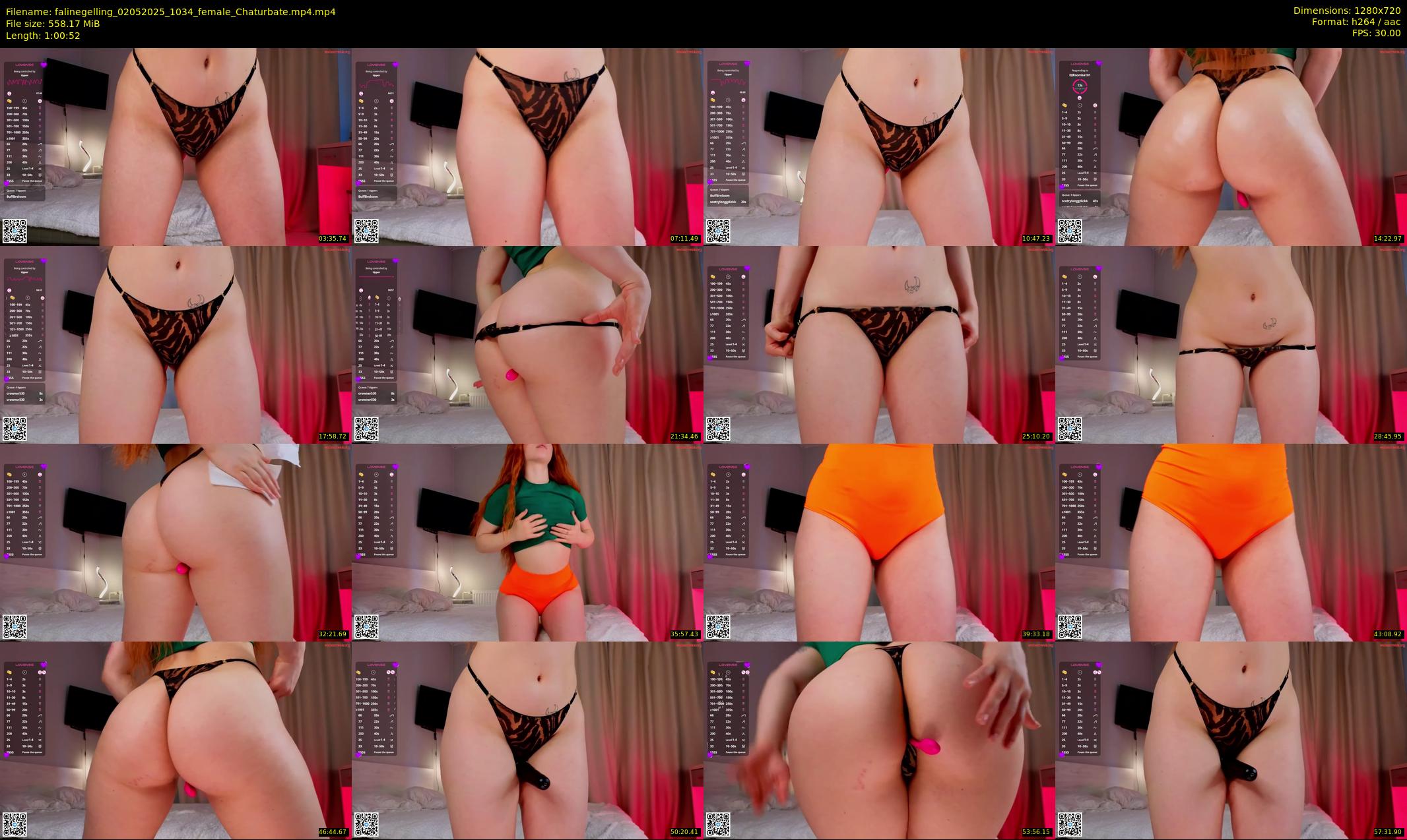 falinegelling — 61 minute Chaturbate female cam show recording, 720p, May 2, 2025