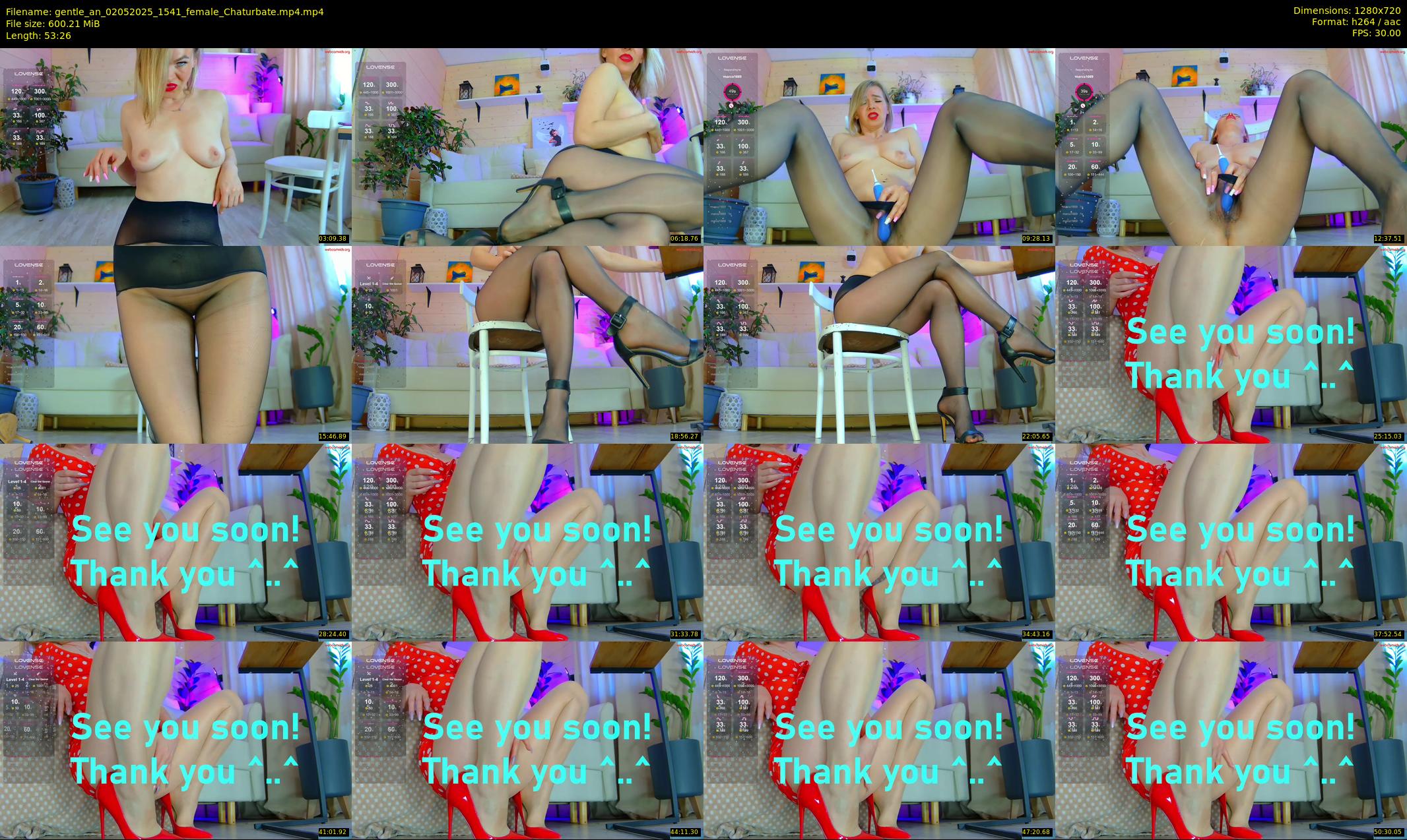 gentle_an — 54 minute Chaturbate female cam show recording, 720p, May 2, 2025