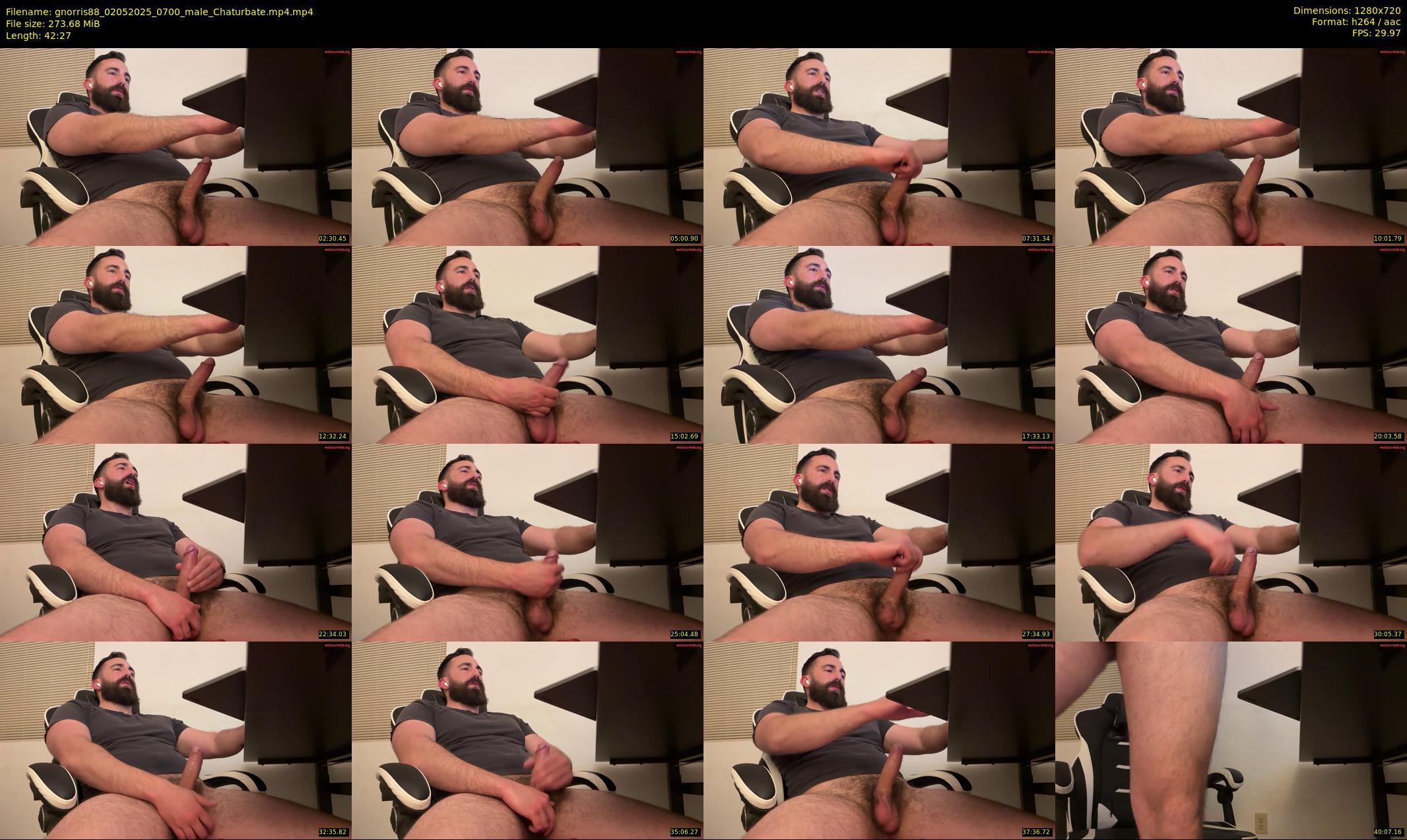 gnorris88 — 43 minute Chaturbate male cam show recording, 720p, May 2, 2025