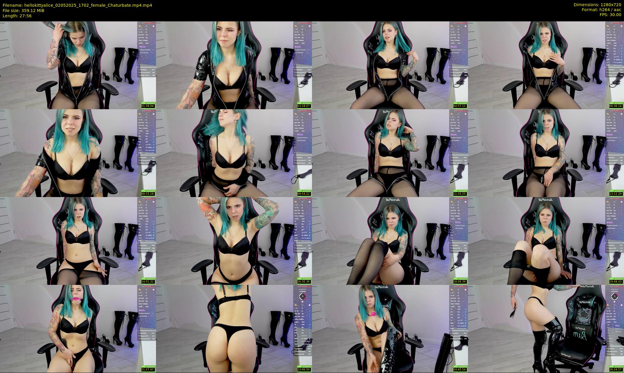 hellokittyalice — 28 minute Chaturbate female cam show recording, 720p, May 2, 2025