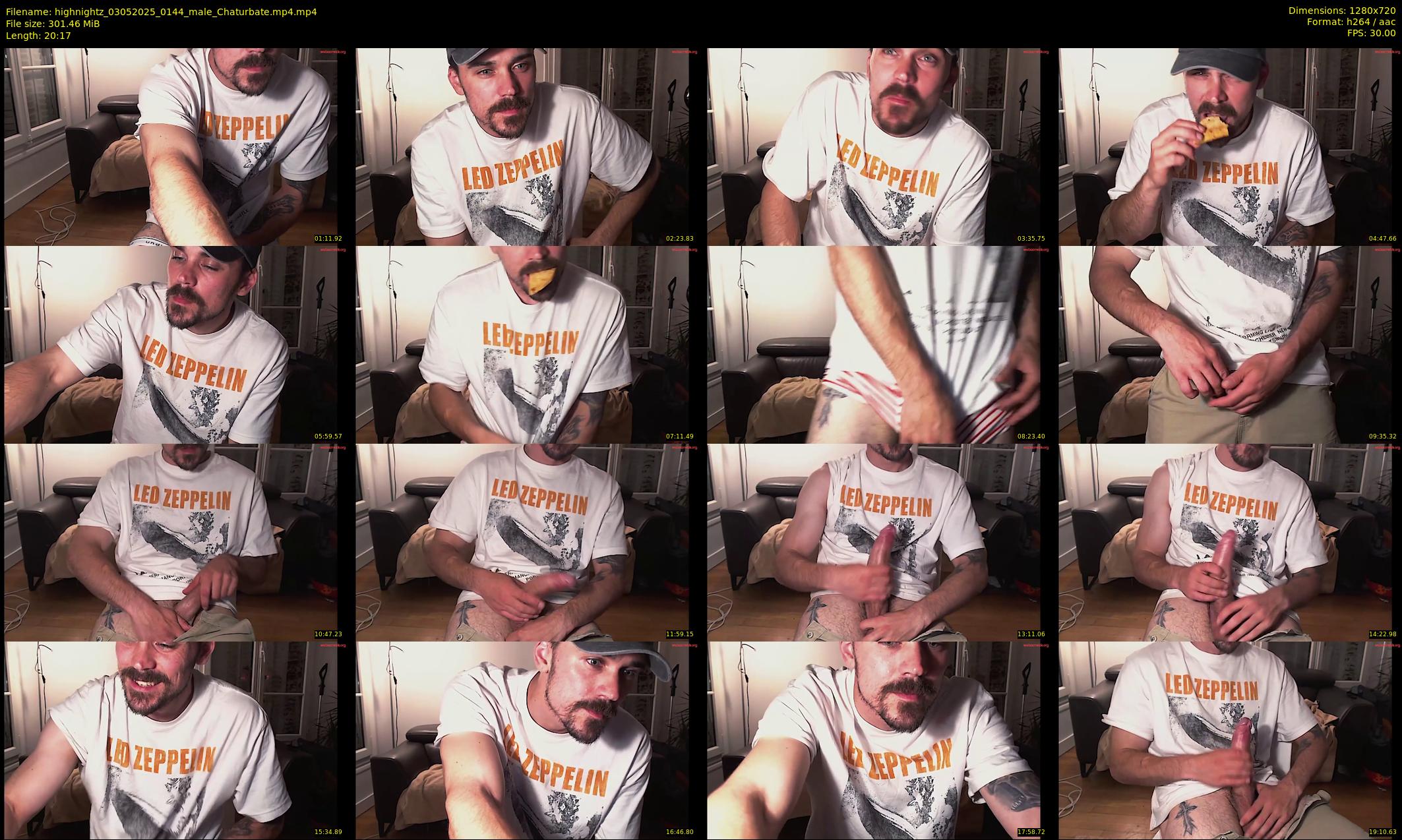 highnightz — 21 minute Chaturbate male cam show recording, 720p, May 3, 2025