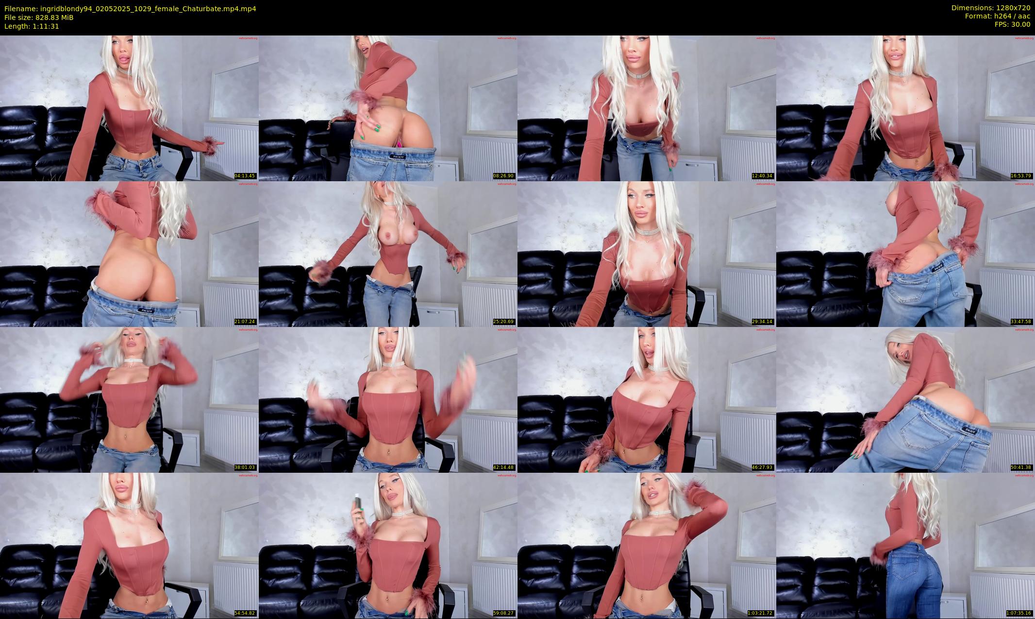 ingridblondy94 — 72 minute Chaturbate female cam show recording, 720p, May 2, 2025
