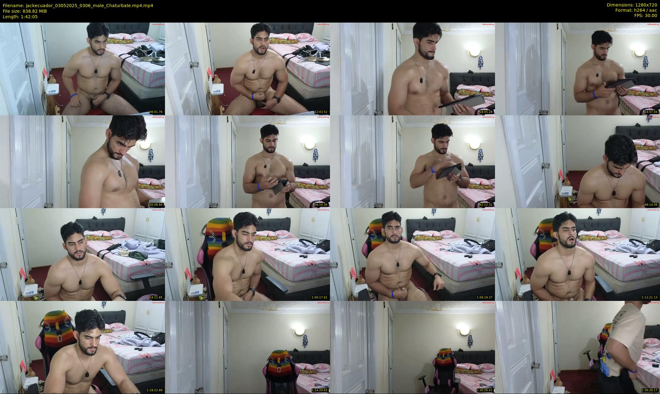 jackecuador — 103 minute Chaturbate male cam show recording, 720p, May 3, 2025