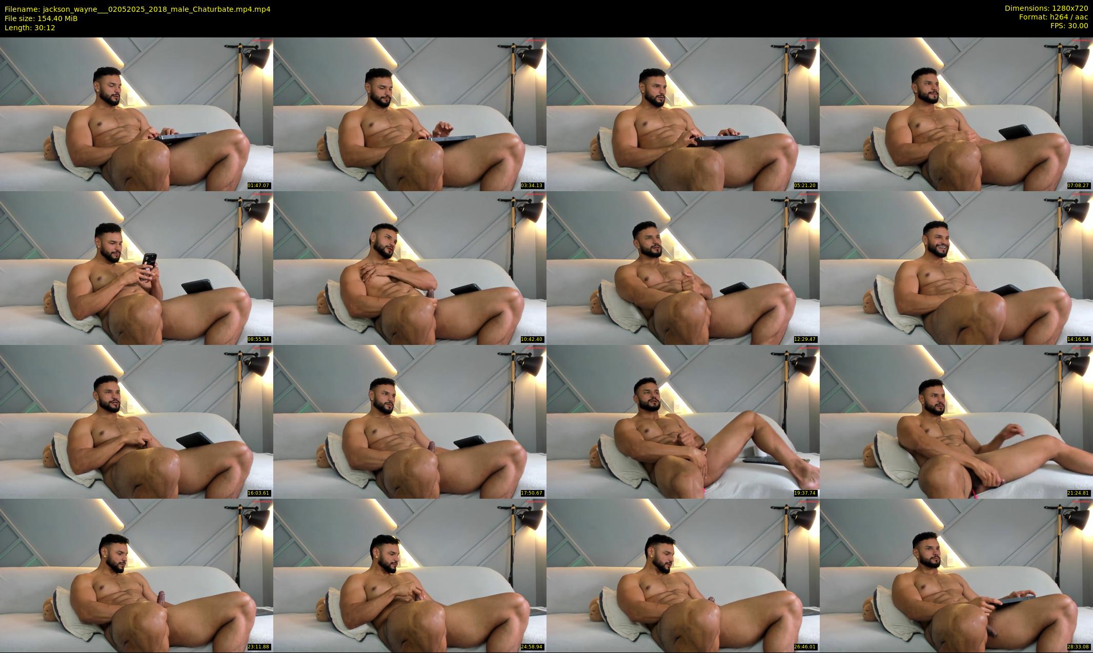 jackson_wayne__ — 31 minute Chaturbate male cam show recording, 720p, May 2, 2025