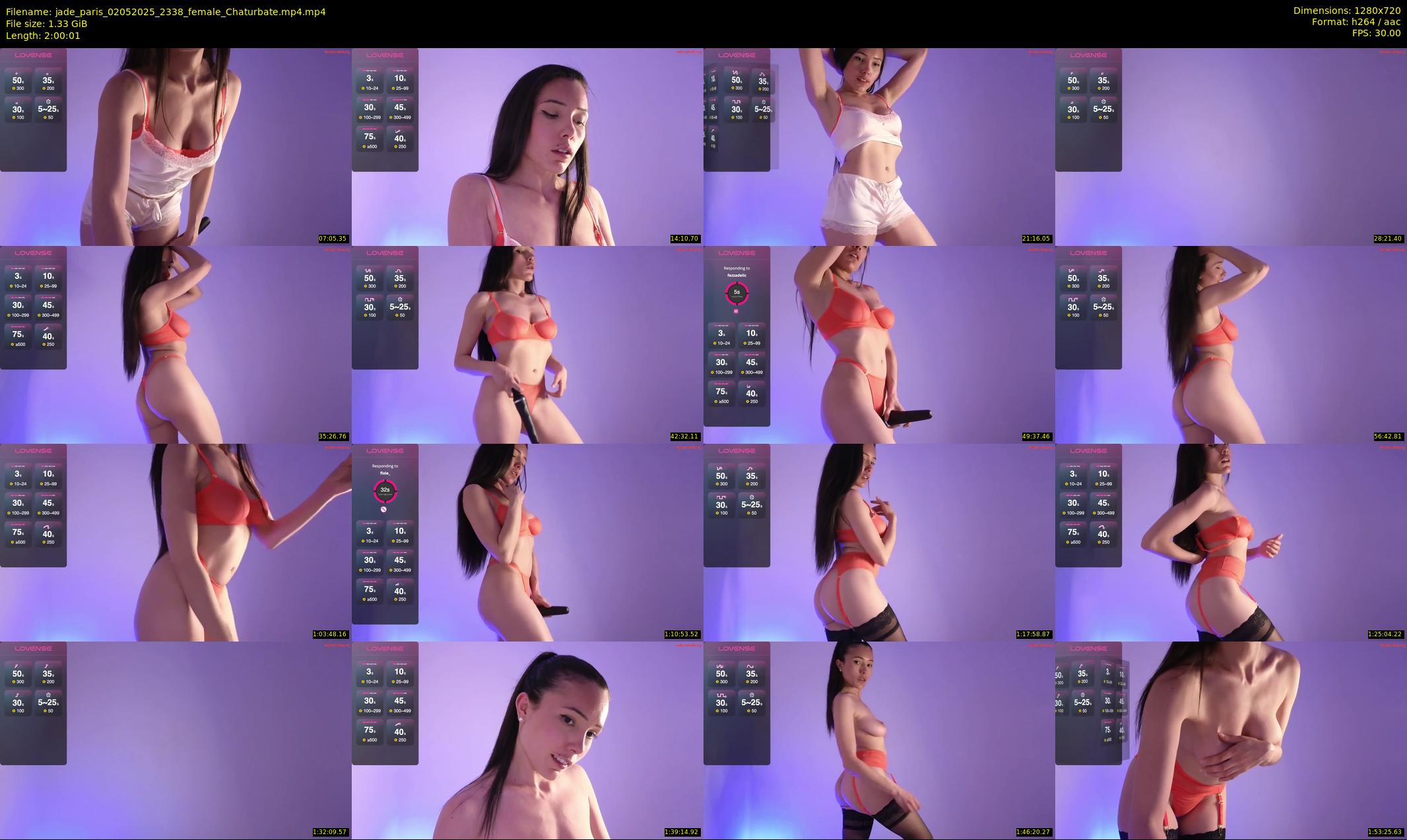 jade_paris — 121 minute Chaturbate female cam show recording, 720p, May 2, 2025