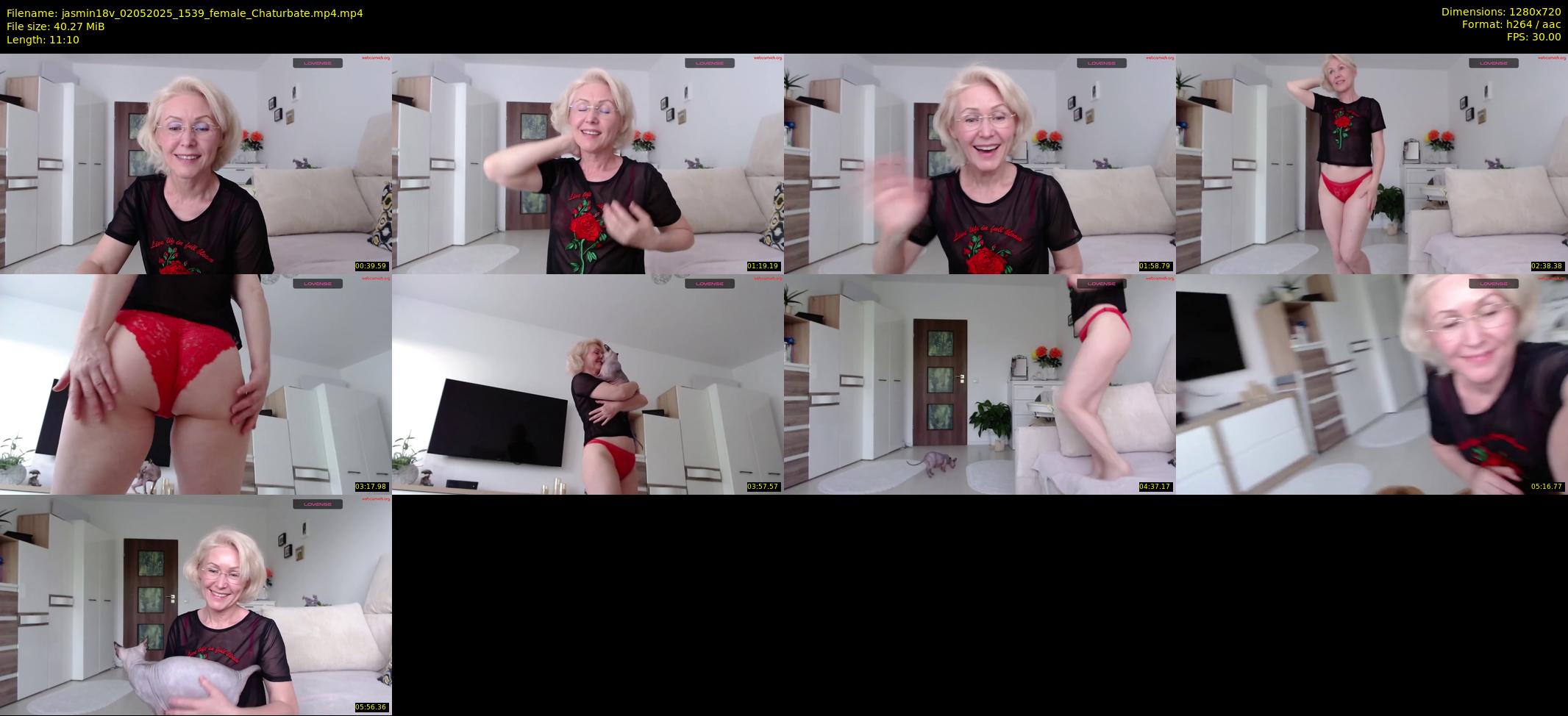 jasmin18v — 12 minute Chaturbate female cam show recording, 720p, May 2, 2025