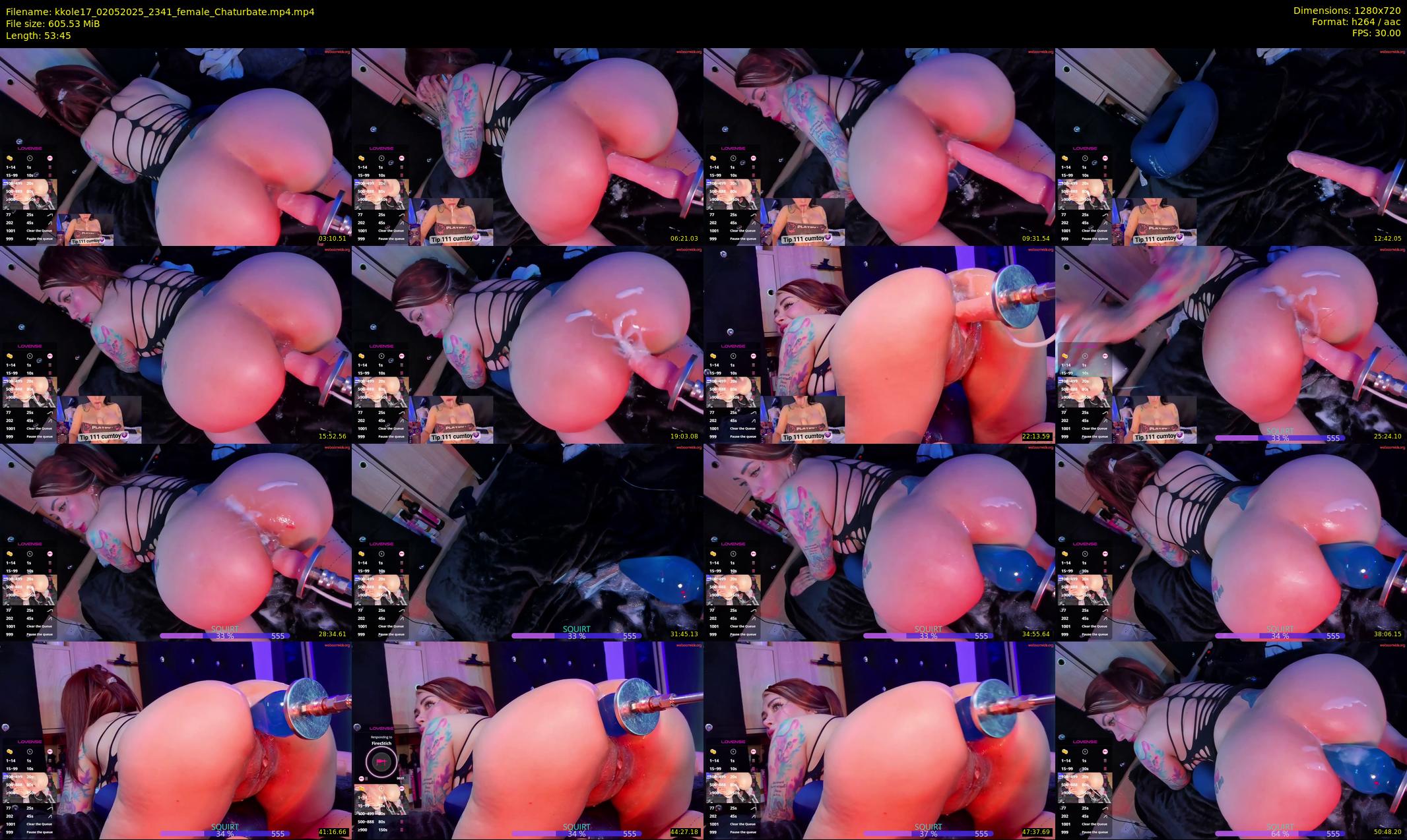 kkole17 — 54 minute Chaturbate female cam show recording, 720p, May 2, 2025