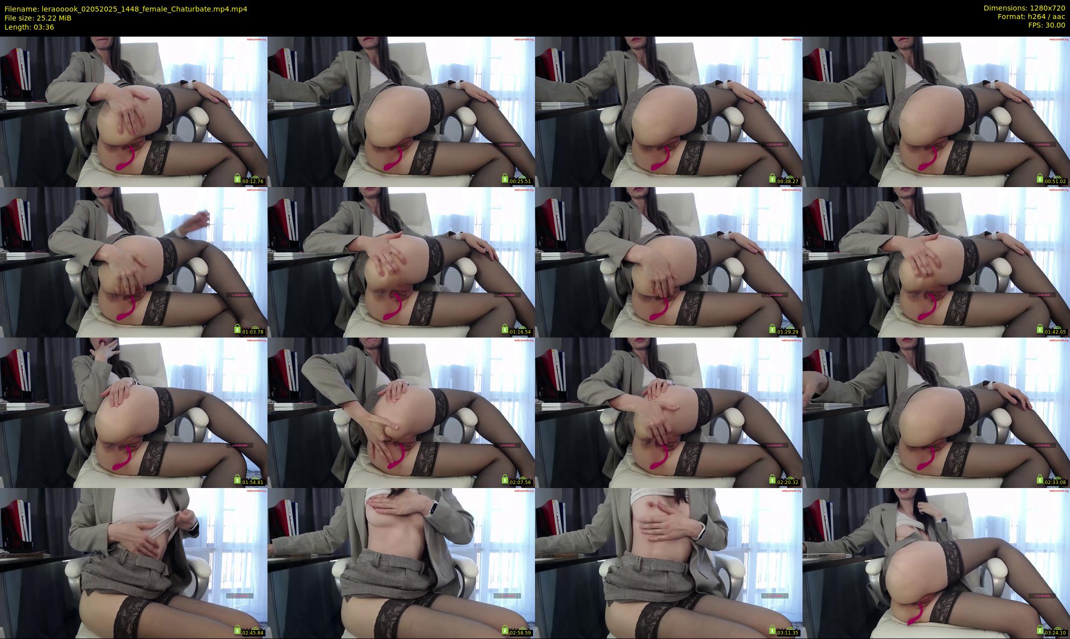 leraooook — 4 minute Chaturbate female cam show recording, 720p, May 2, 2025