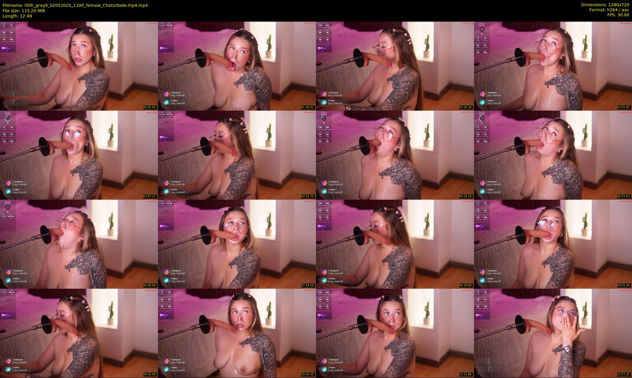 lilith_gray9 — 13 minute Chaturbate female cam show recording, 720p, May 2, 2025