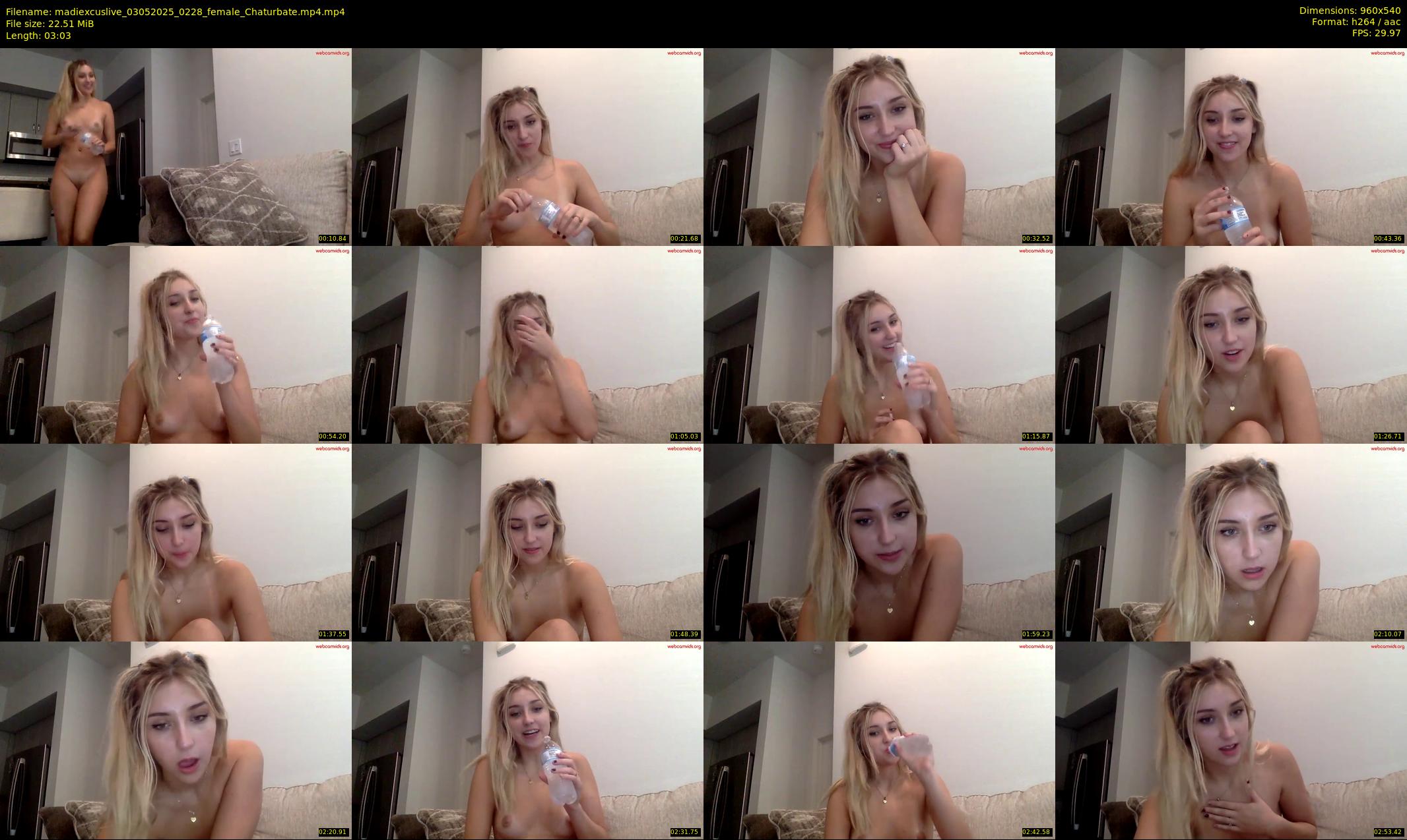 madiexcuslive — 4 minute Chaturbate female cam show recording, 480p, May 3, 2025