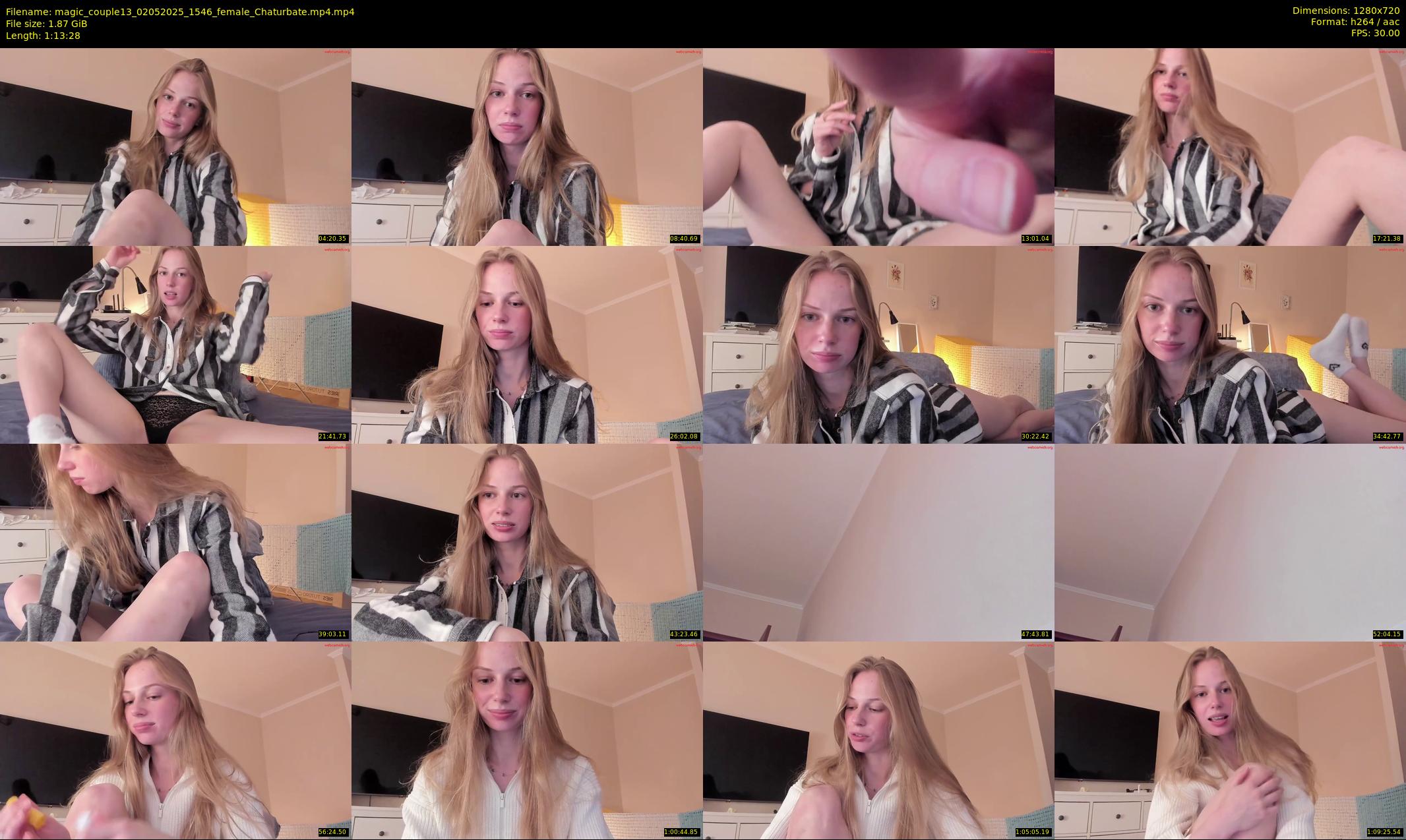 magic_couple13 — 74 minute Chaturbate couple cam show recording, 720p, May 2, 2025
