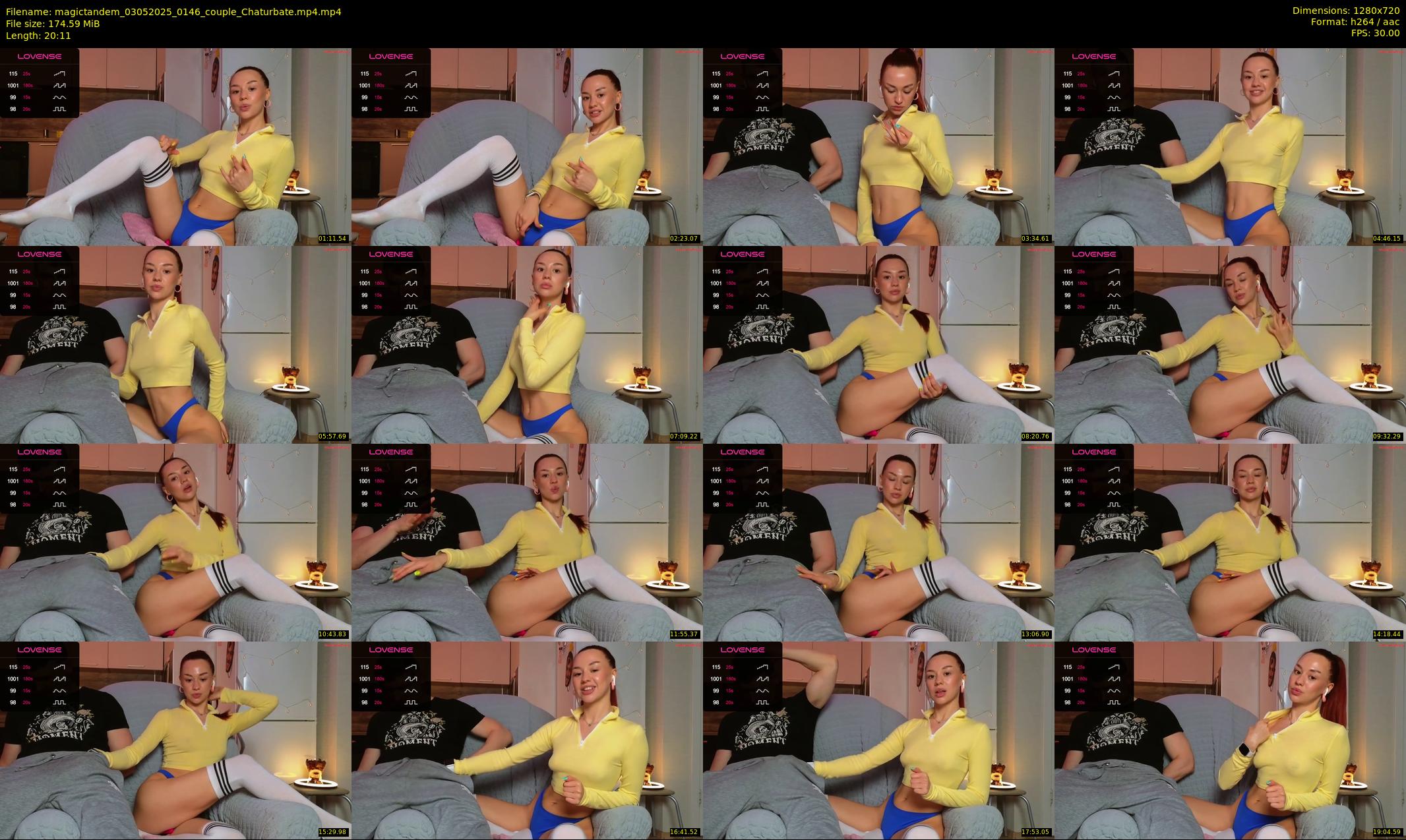 magictandem — 21 minute Chaturbate couple cam show recording, 720p, May 3, 2025