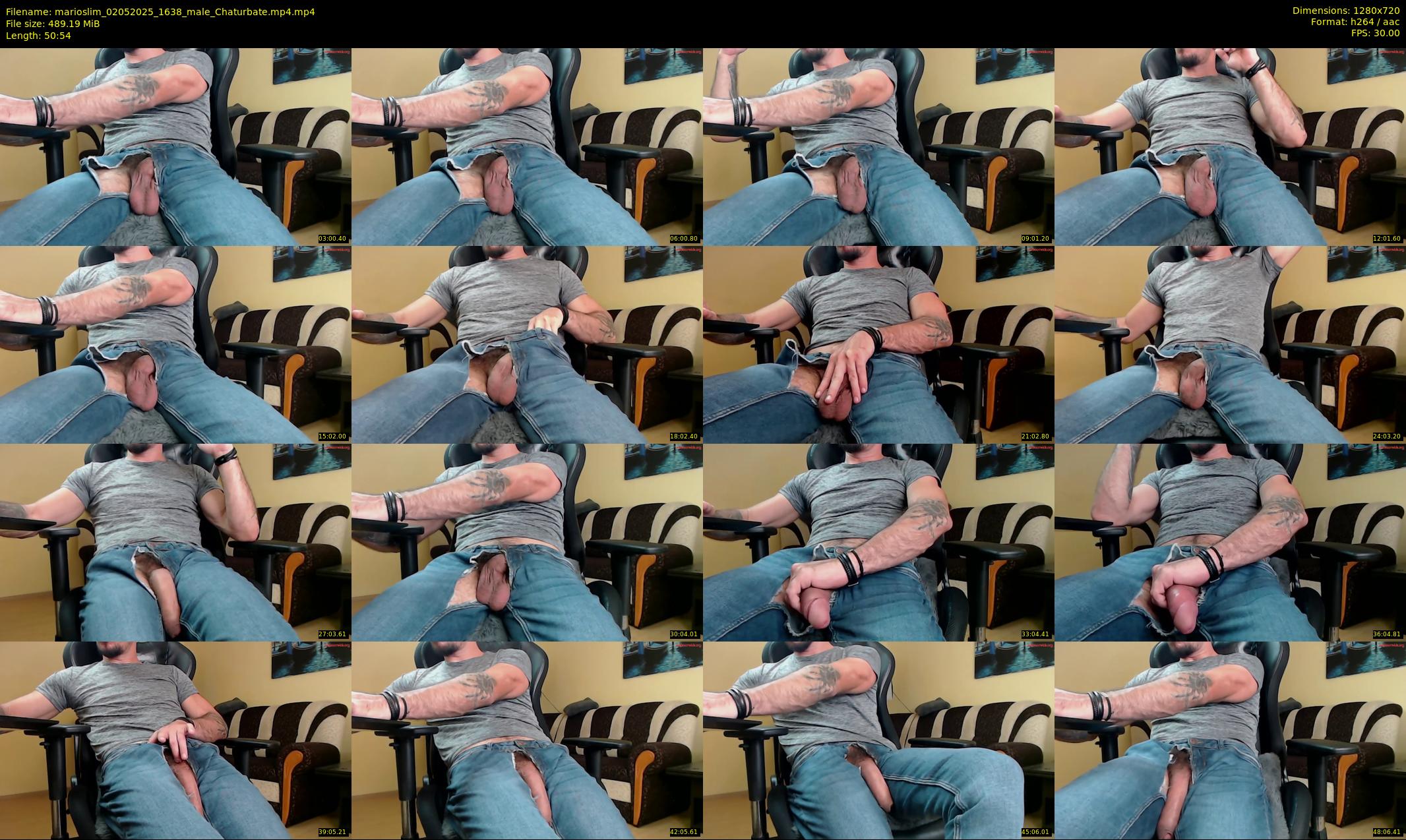 marioslim — 51 minute Chaturbate male cam show recording, 720p, May 2, 2025