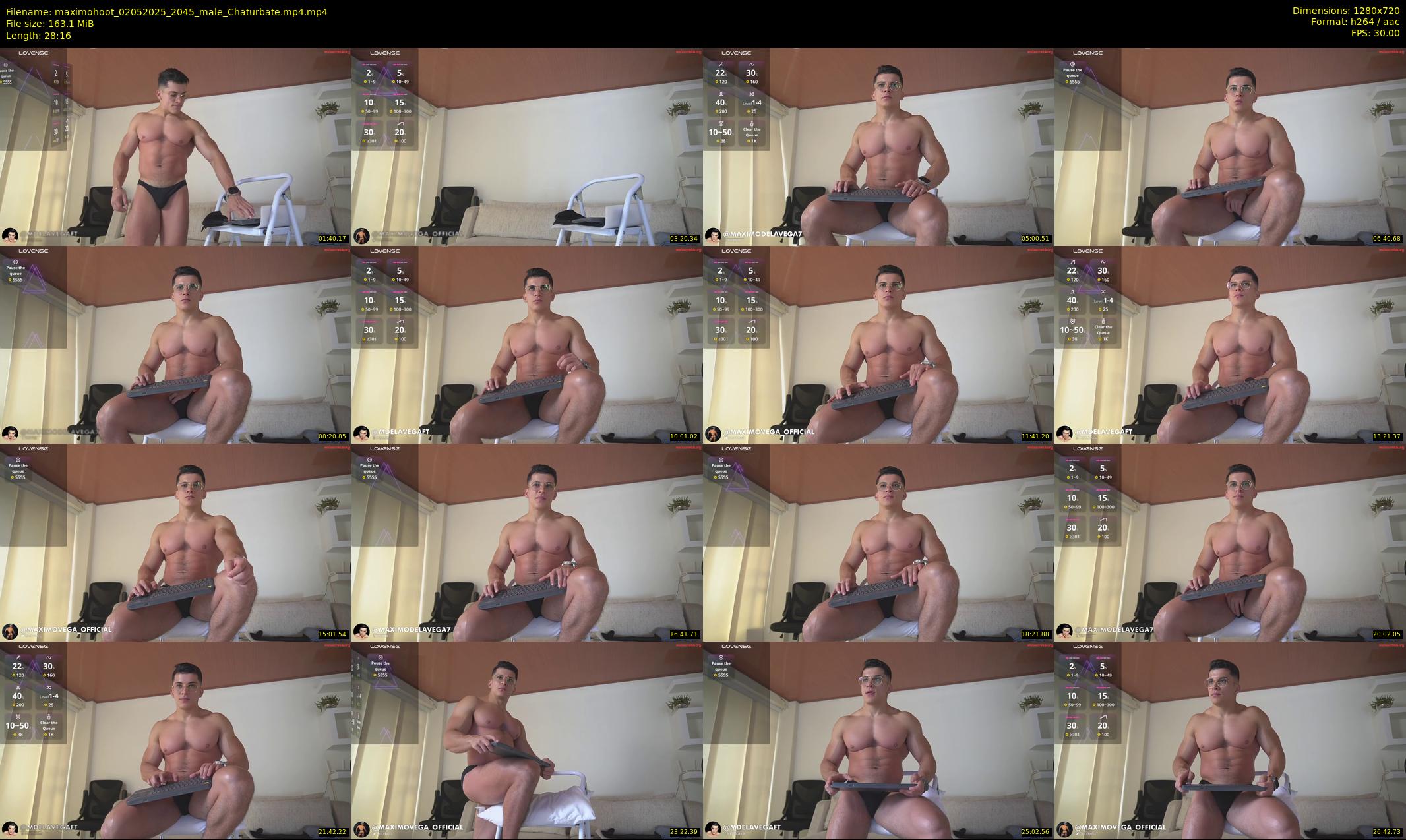 maximohoot — 29 minute Chaturbate male cam show recording, 720p, May 2, 2025